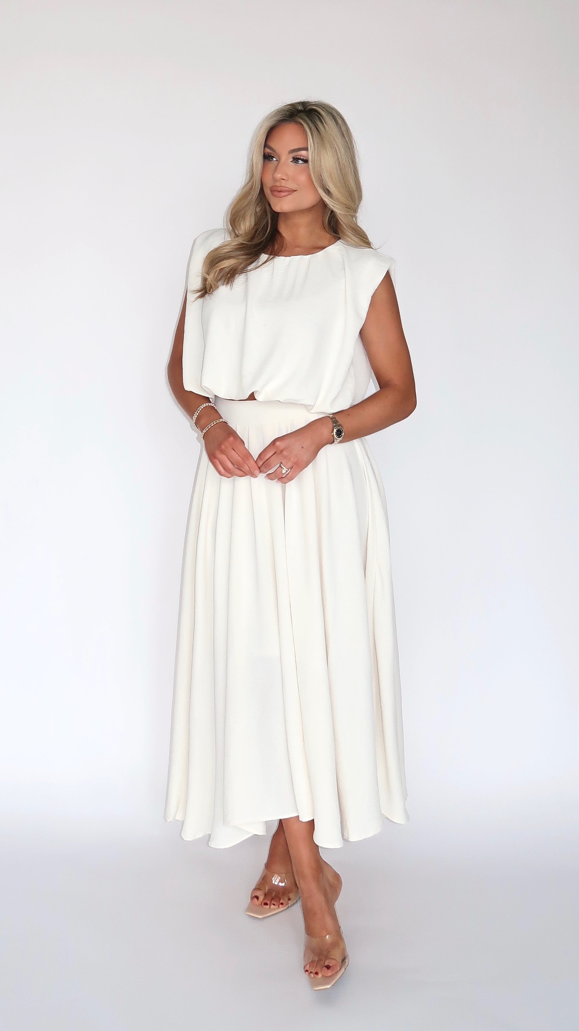 SANDIE CREAM TOP