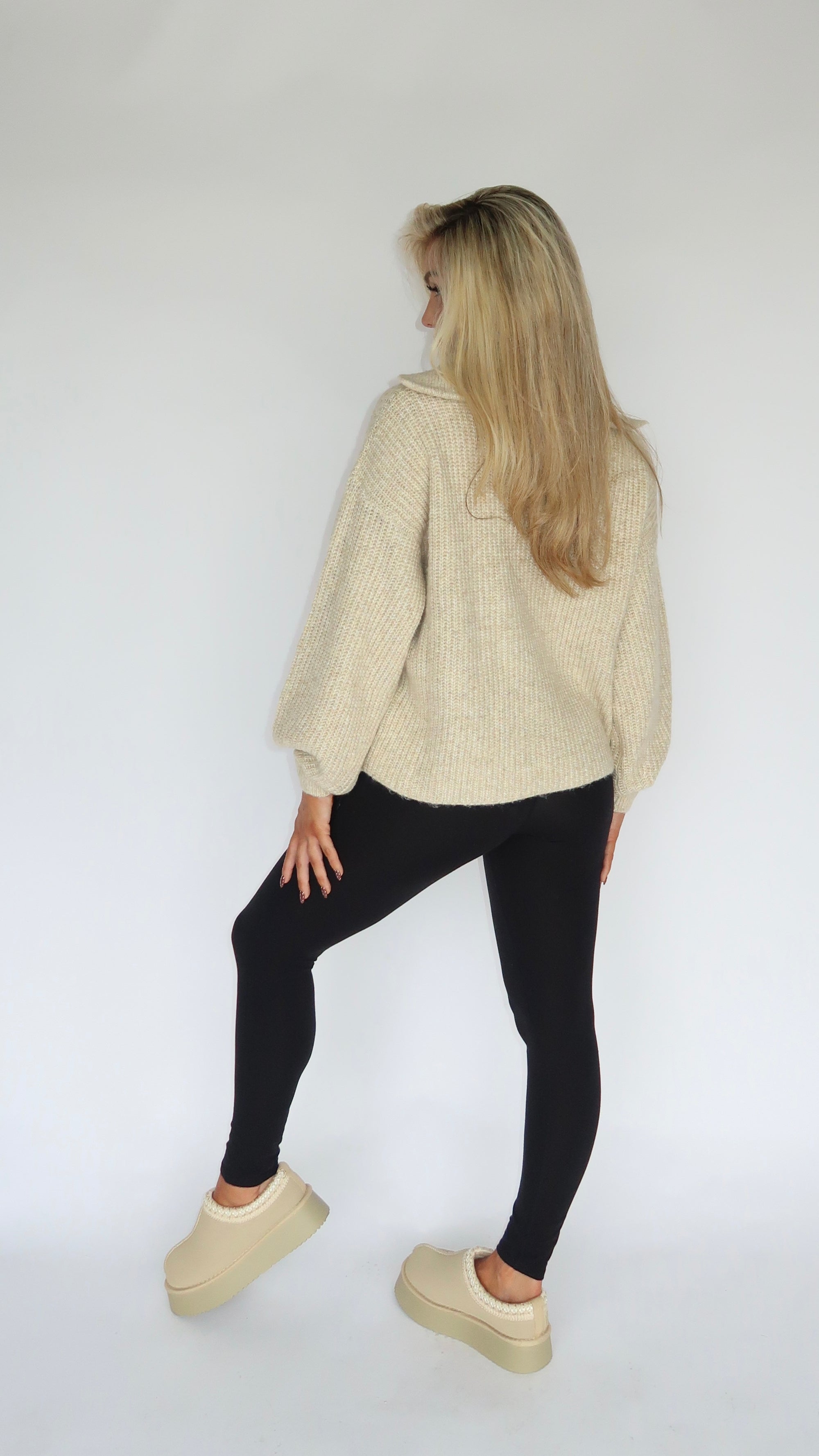 CABIN COZY OATMEAL SWEATER