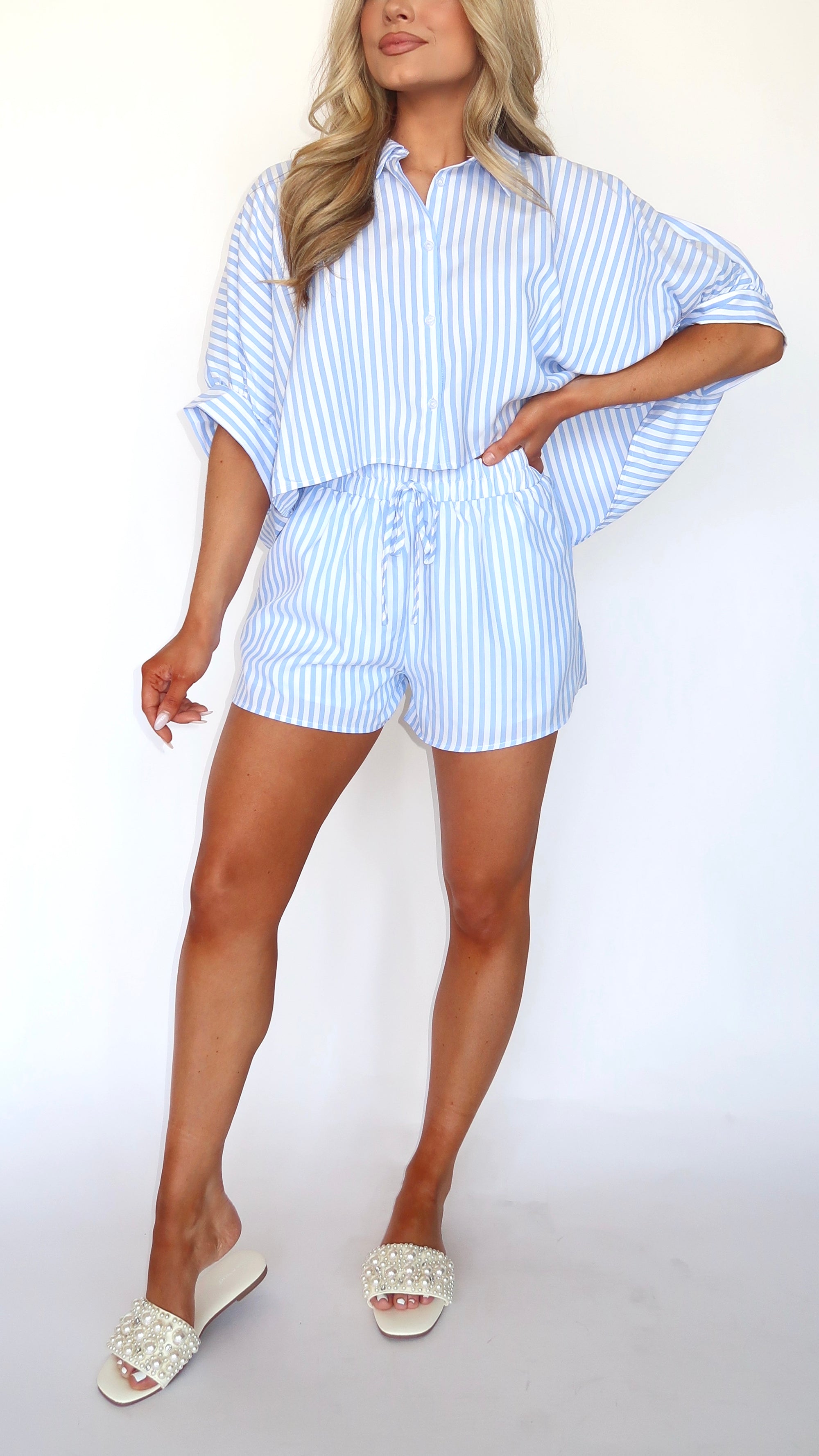 SANTA ROSA STRIPED SHORTS