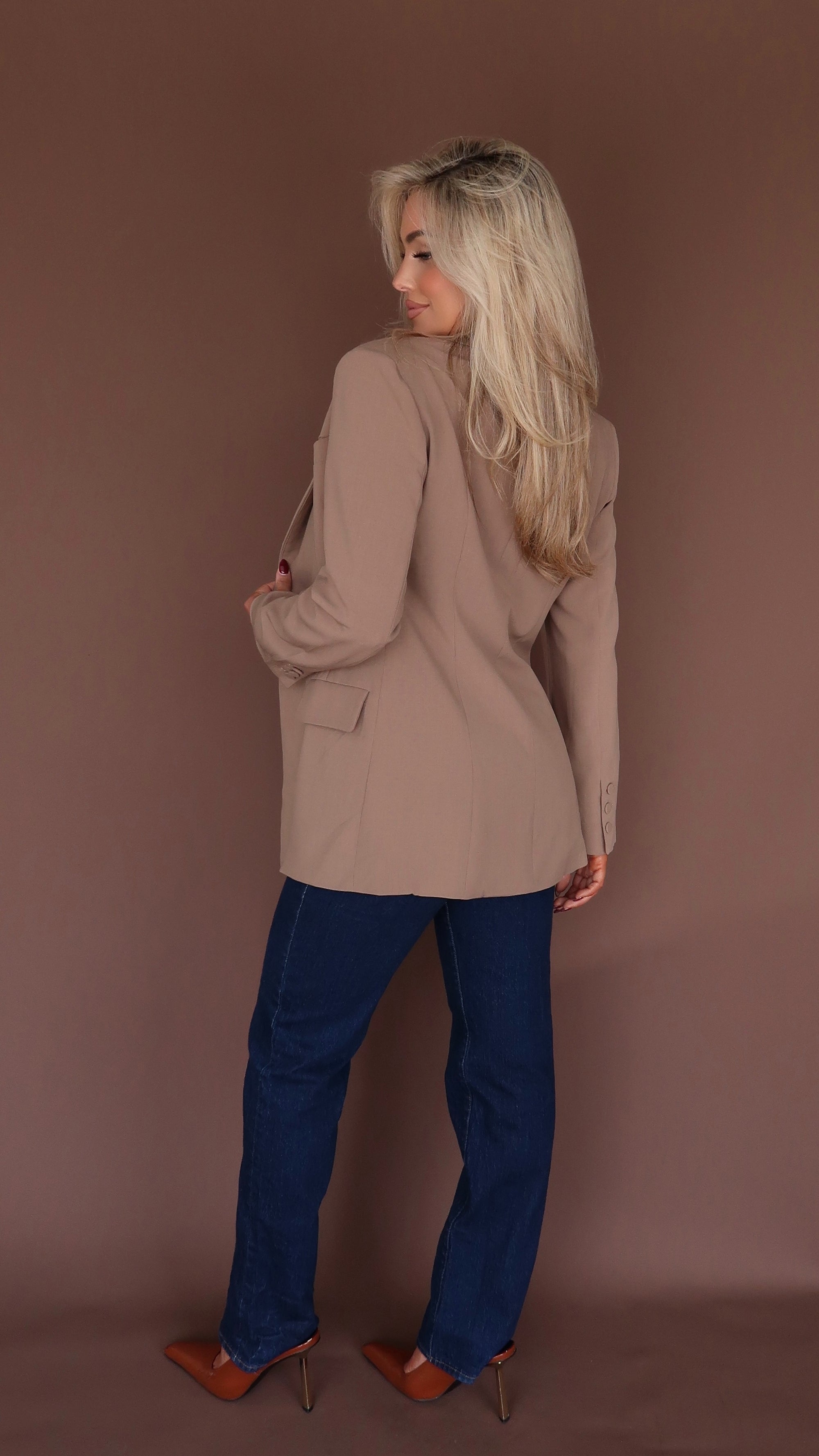 MARGO BLAZER MOCHA