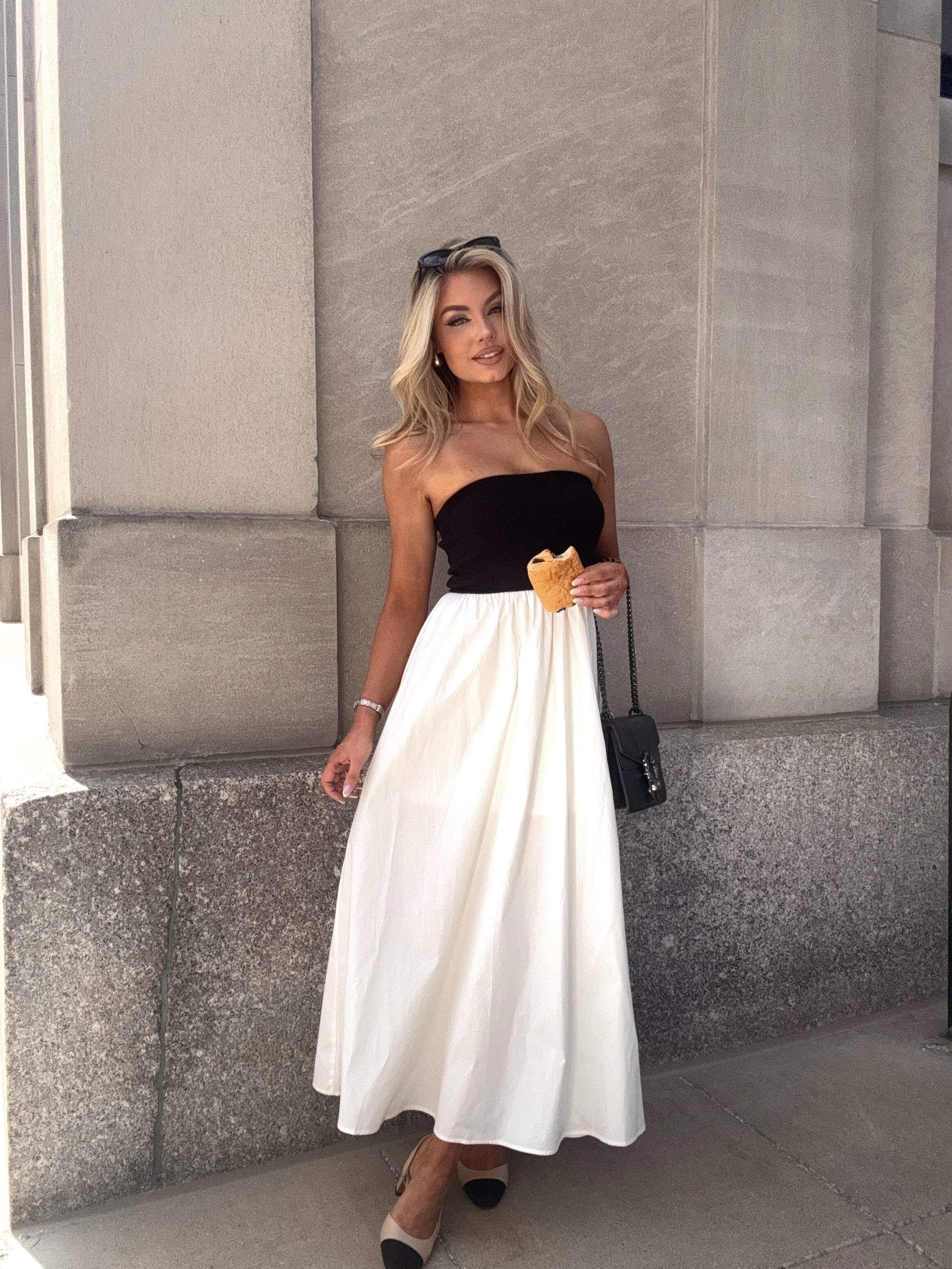 MIYRA CONTRAST MAXI DRESS