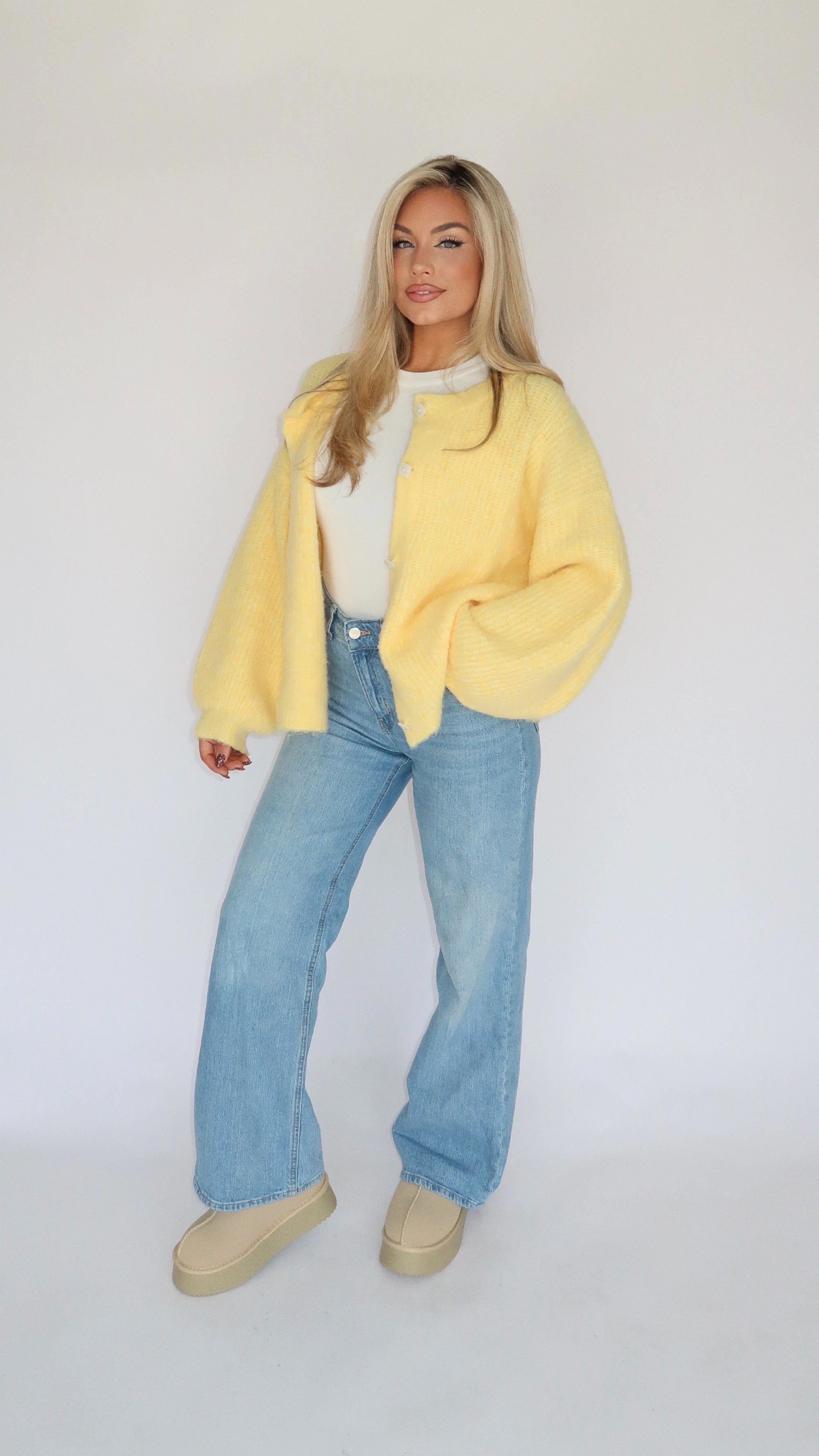 MELVILLE CARDIGAN YELLOW