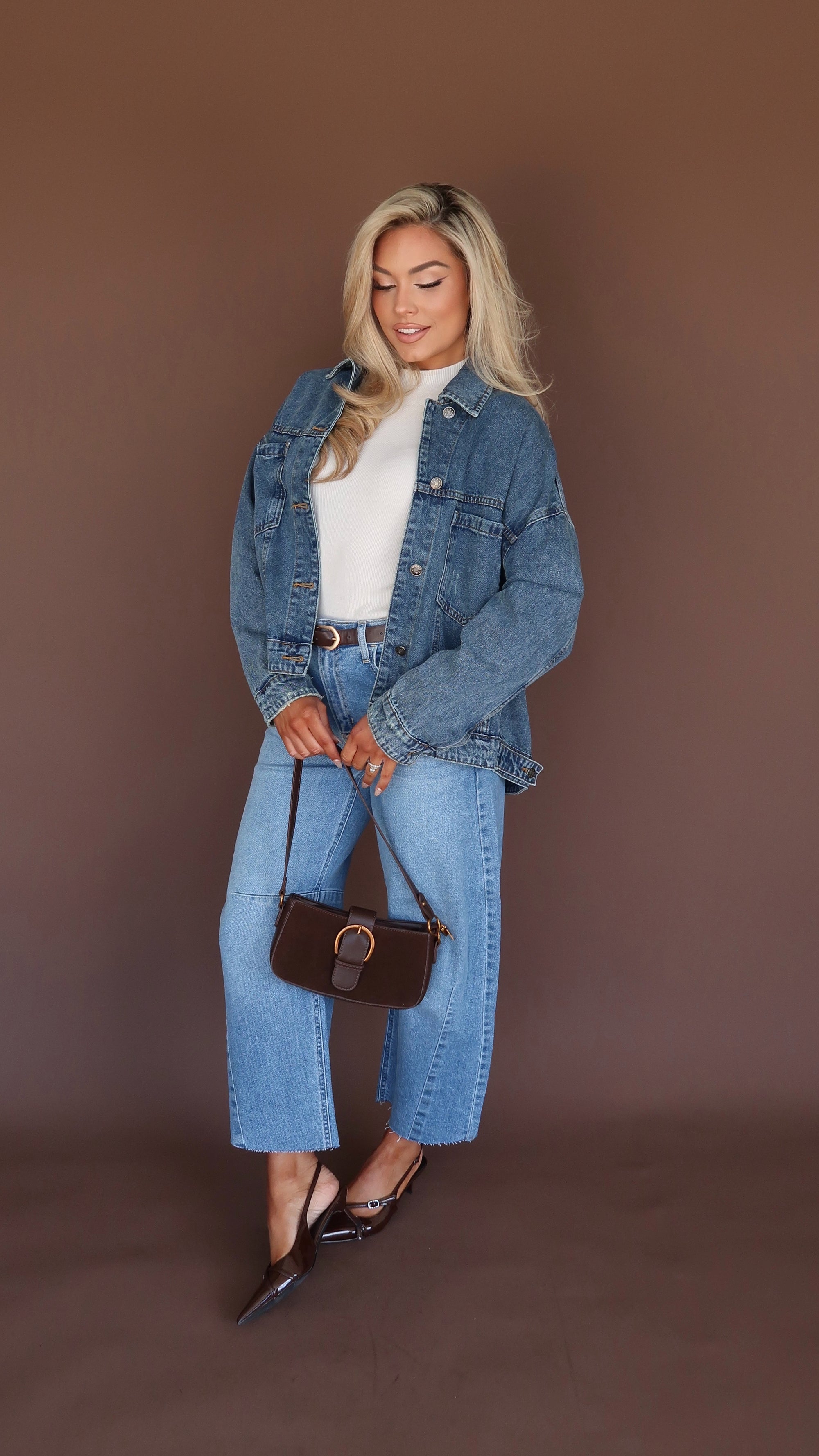 STAPLE OVERSIZED DENIM JACKET