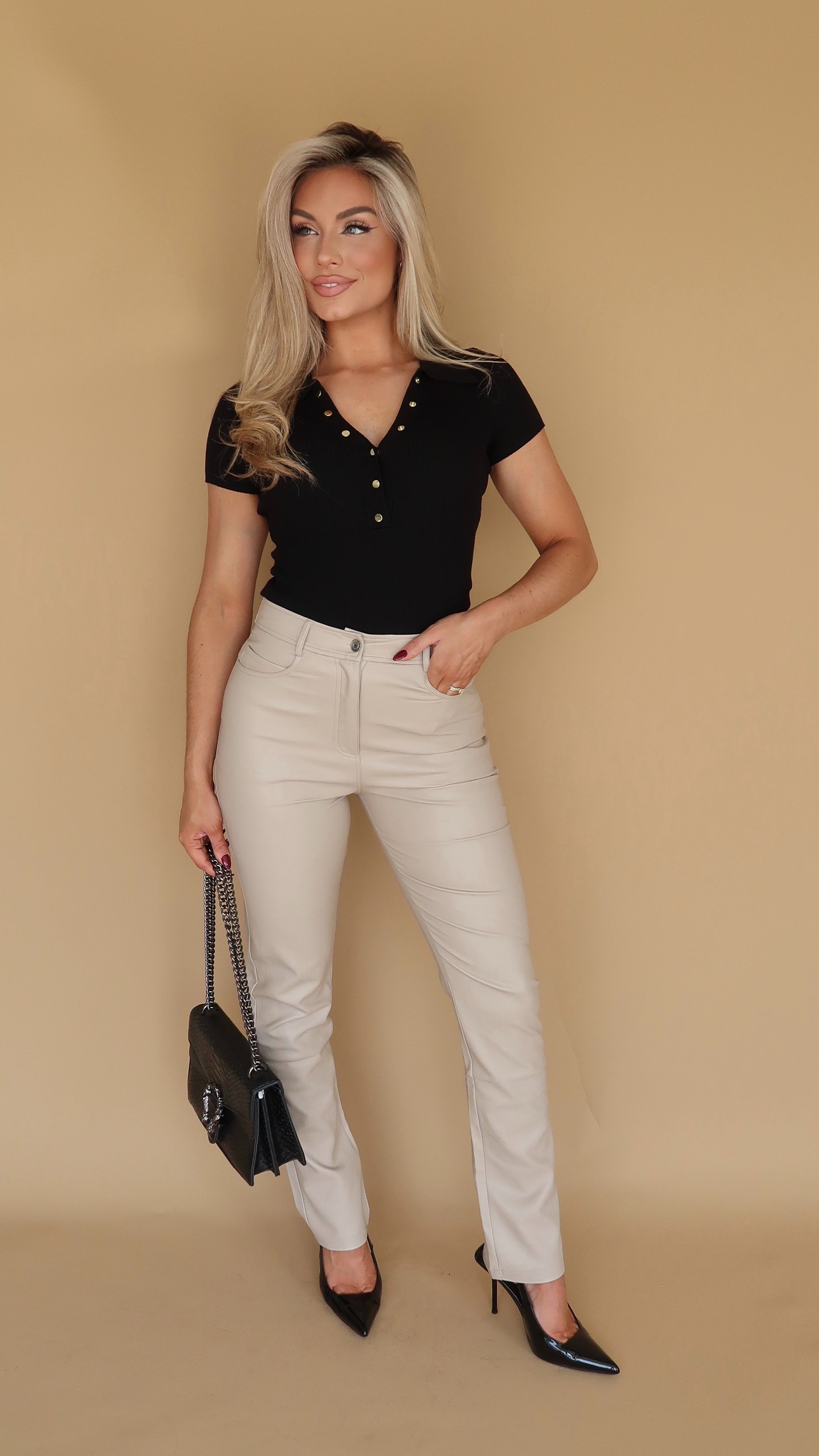 SUTTON TOP BLACK