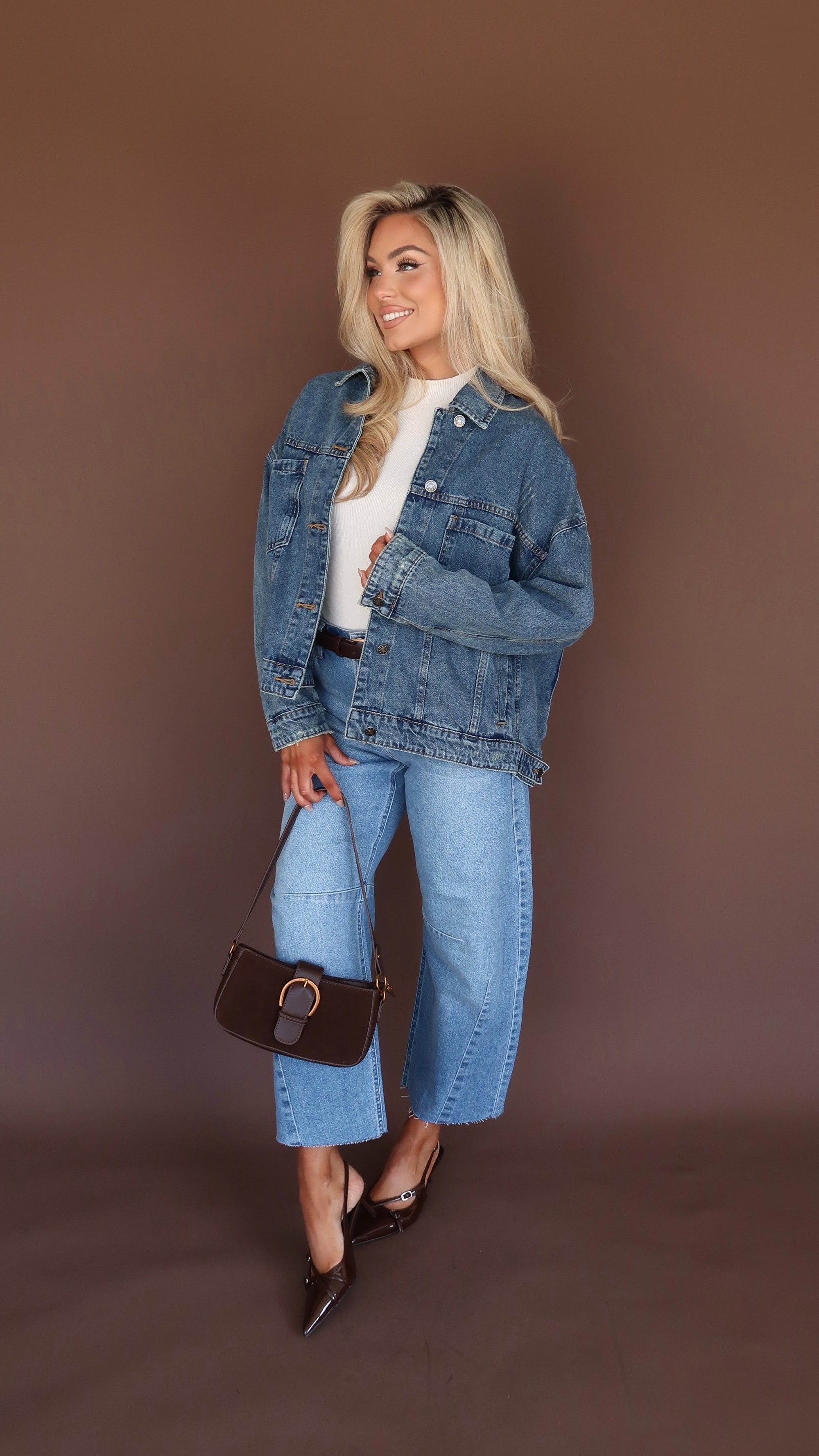 STAPLE OVERSIZED DENIM JACKET