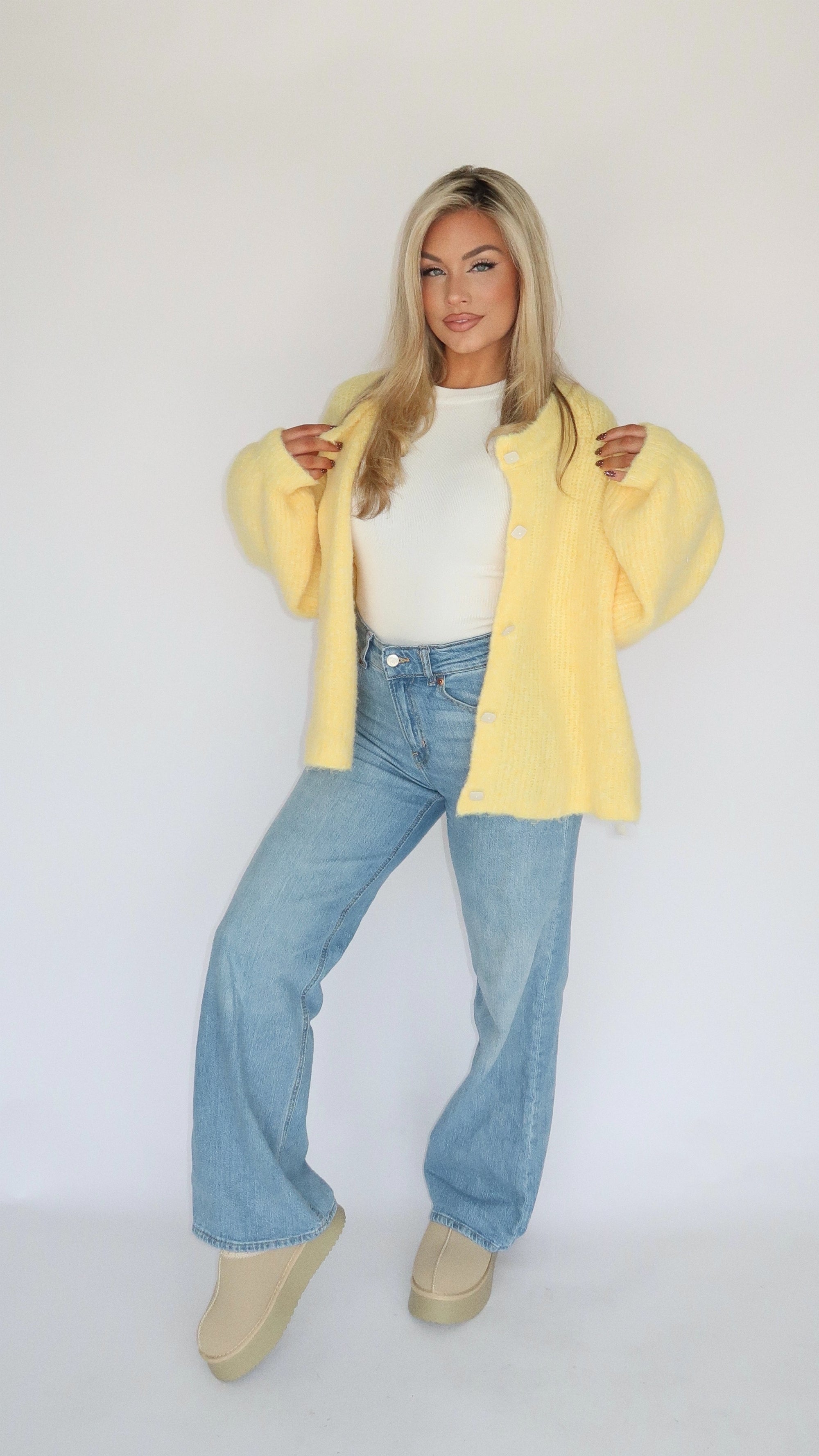 MELVILLE CARDIGAN YELLOW