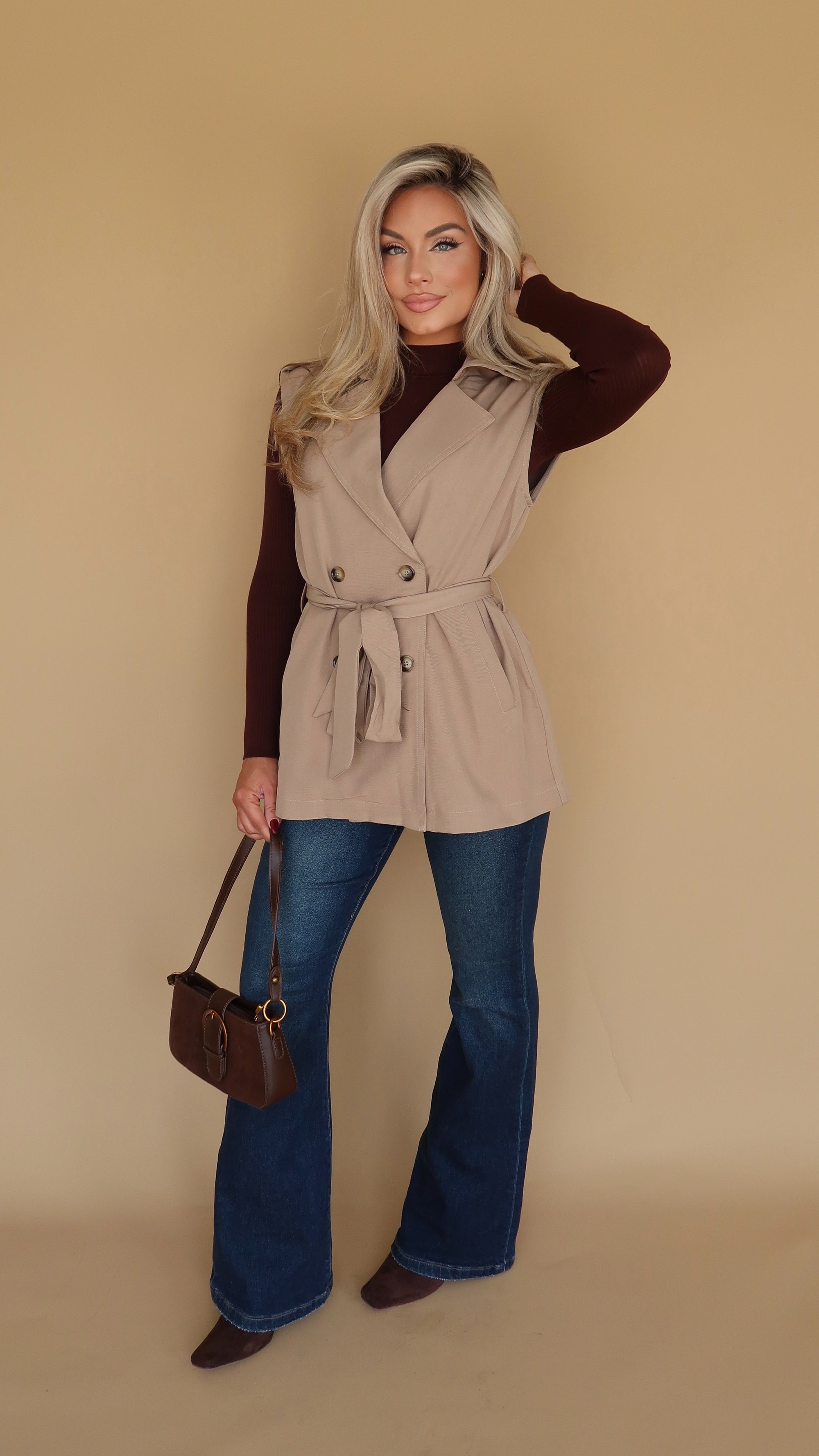 DREW TRENCH STYLE VEST