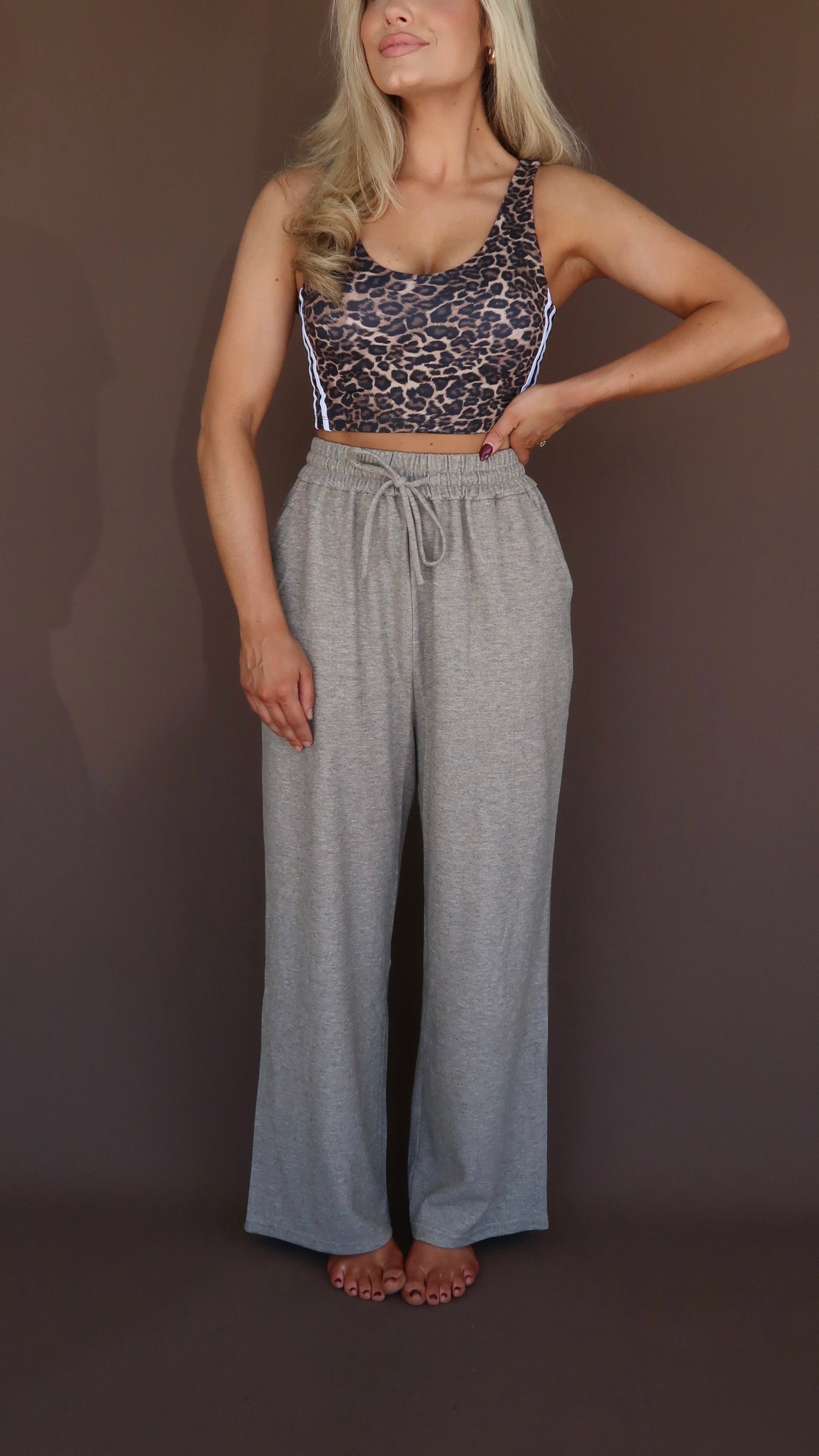 BARREL SWEATPANTS OATMEAL