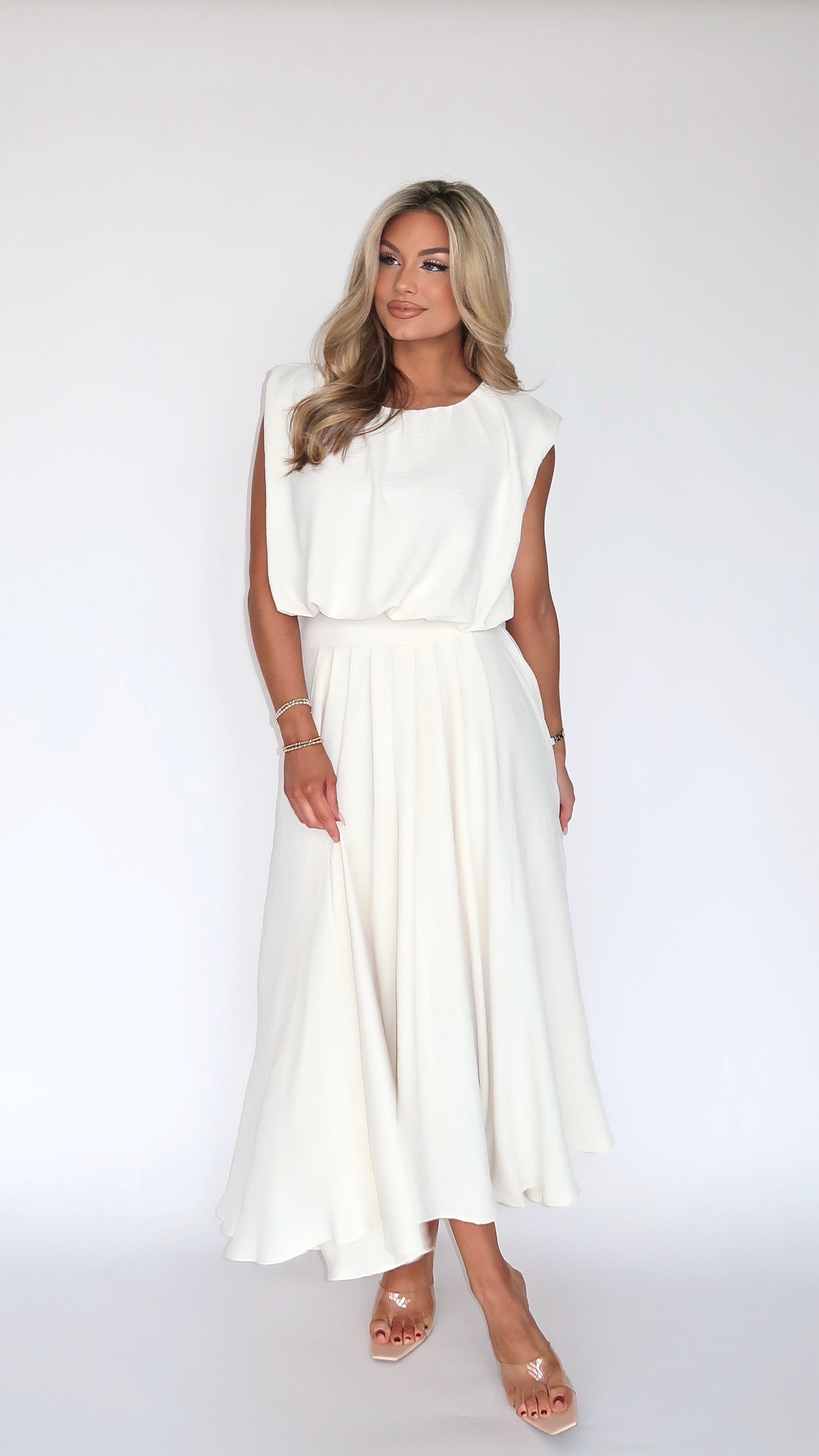 SANDIE CREAM TOP