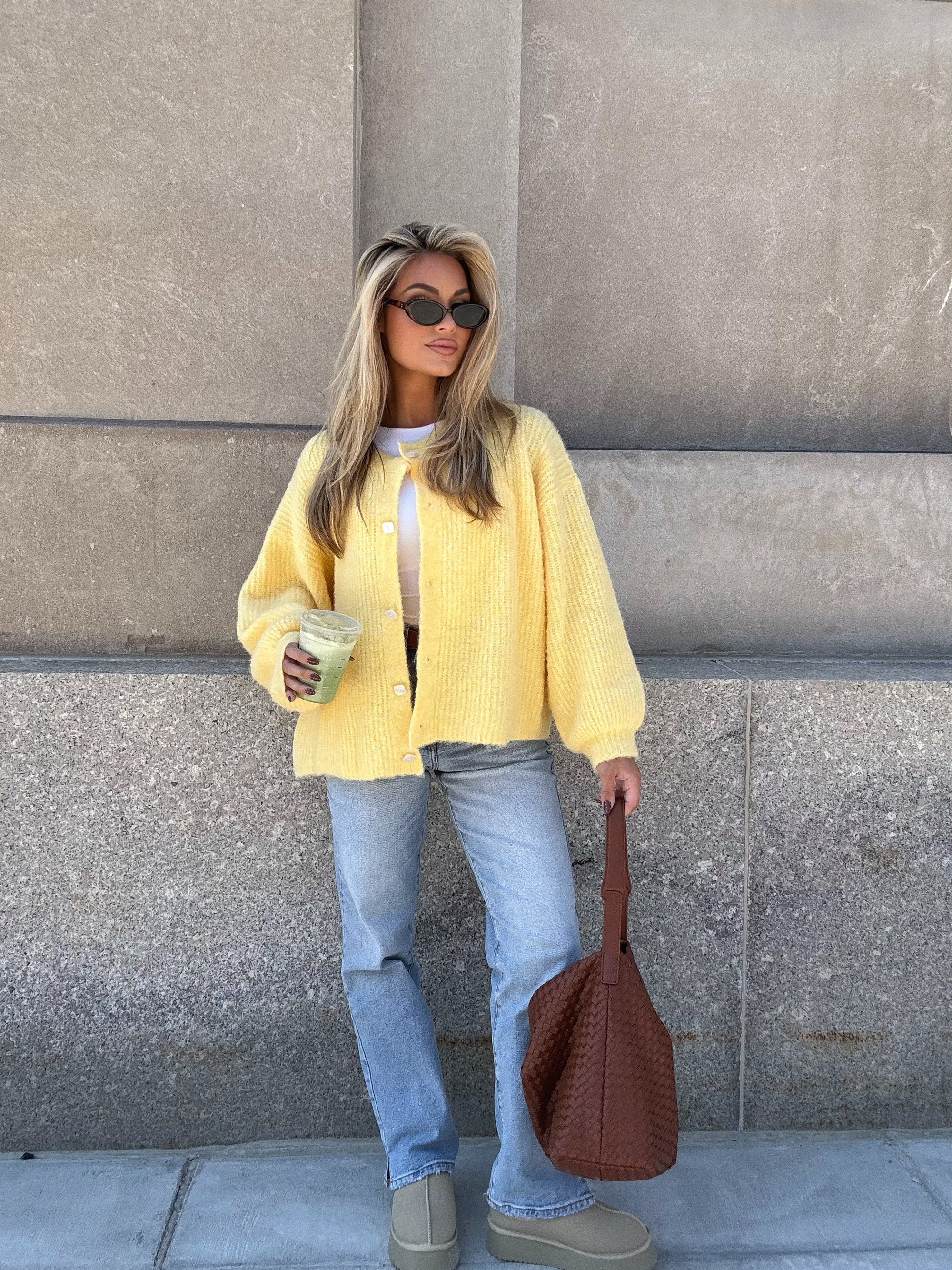 MELVILLE CARDIGAN YELLOW