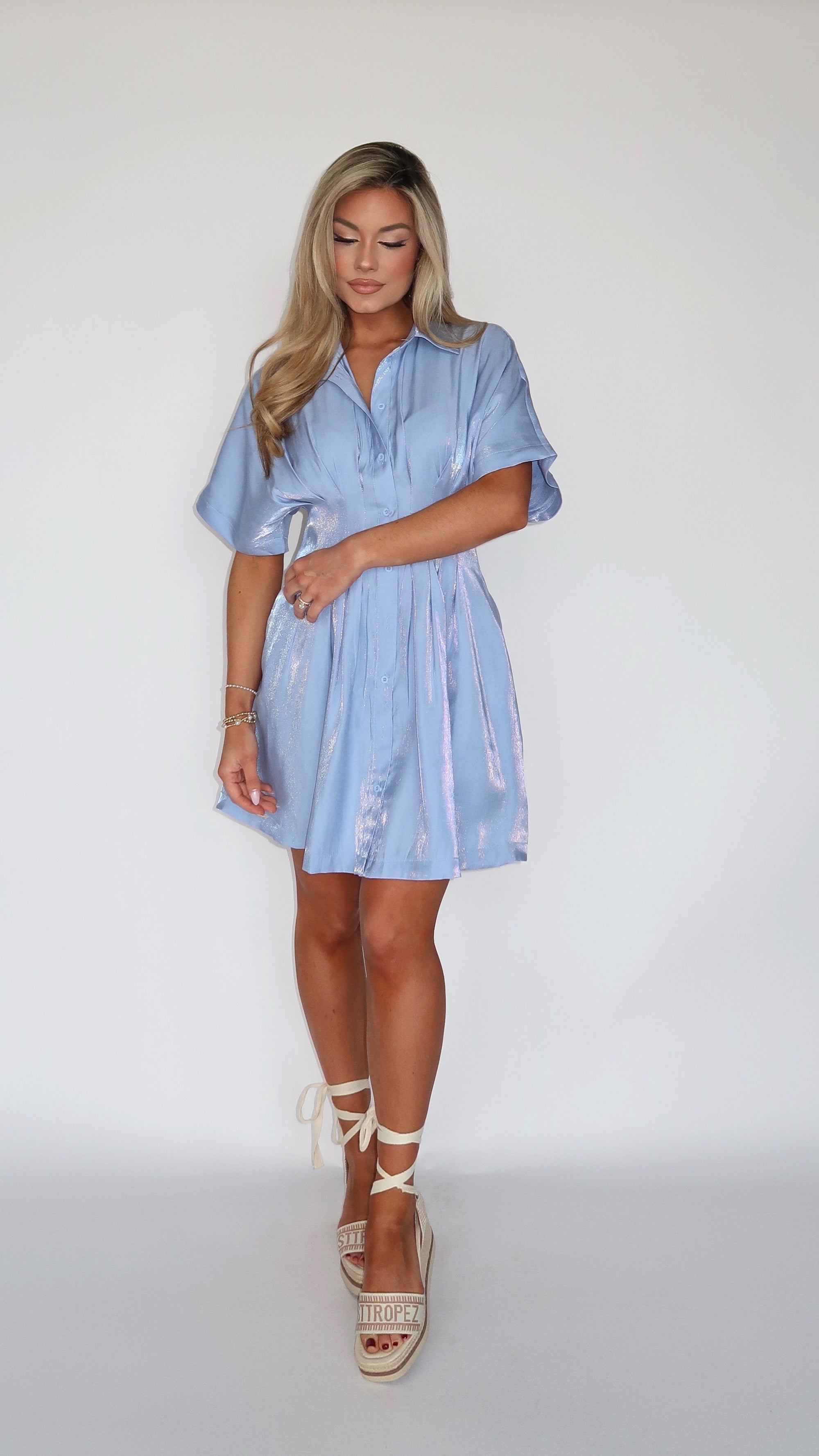 COASTAL WATERS MINI DRESS