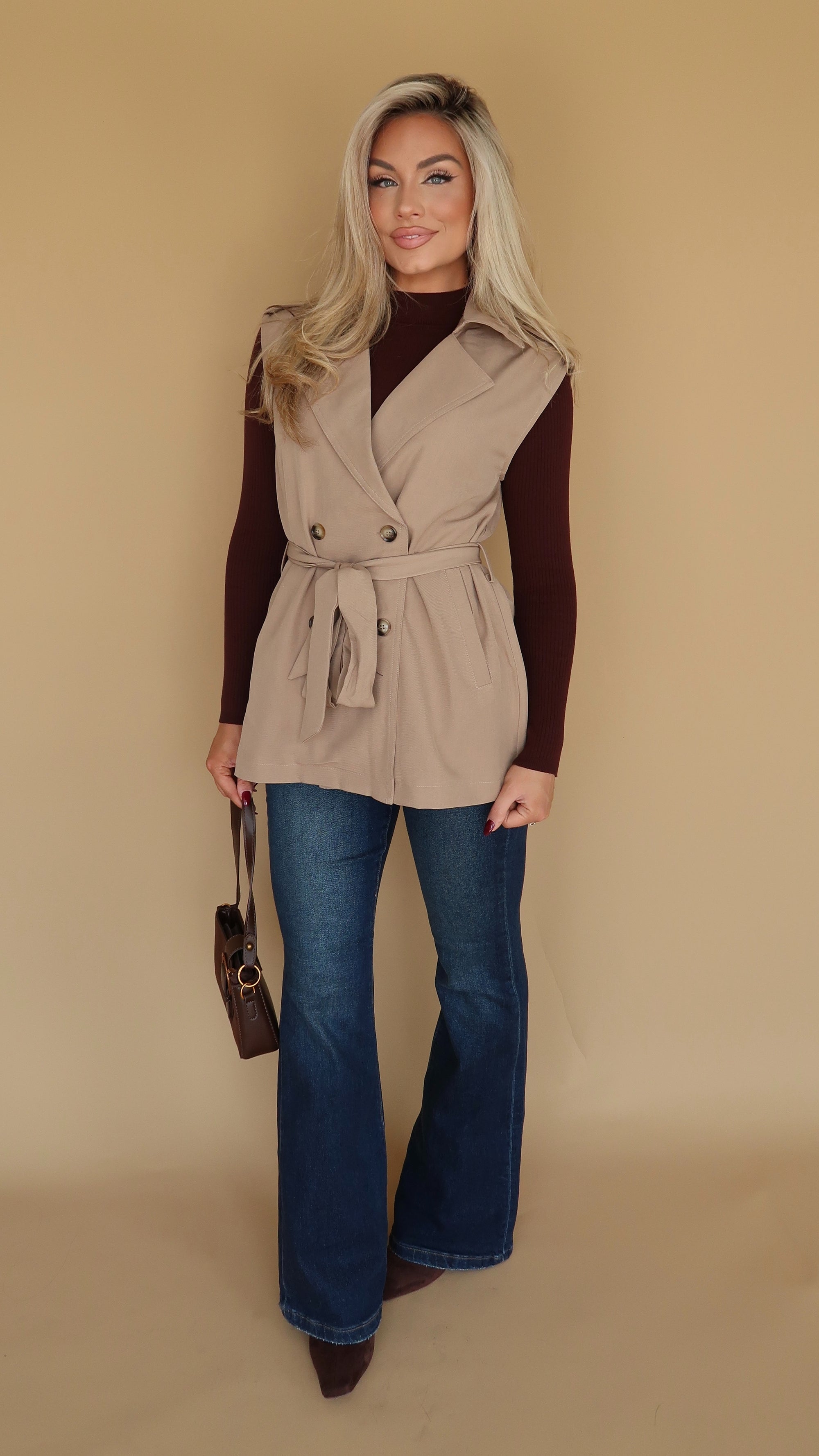 DREW TRENCH STYLE VEST