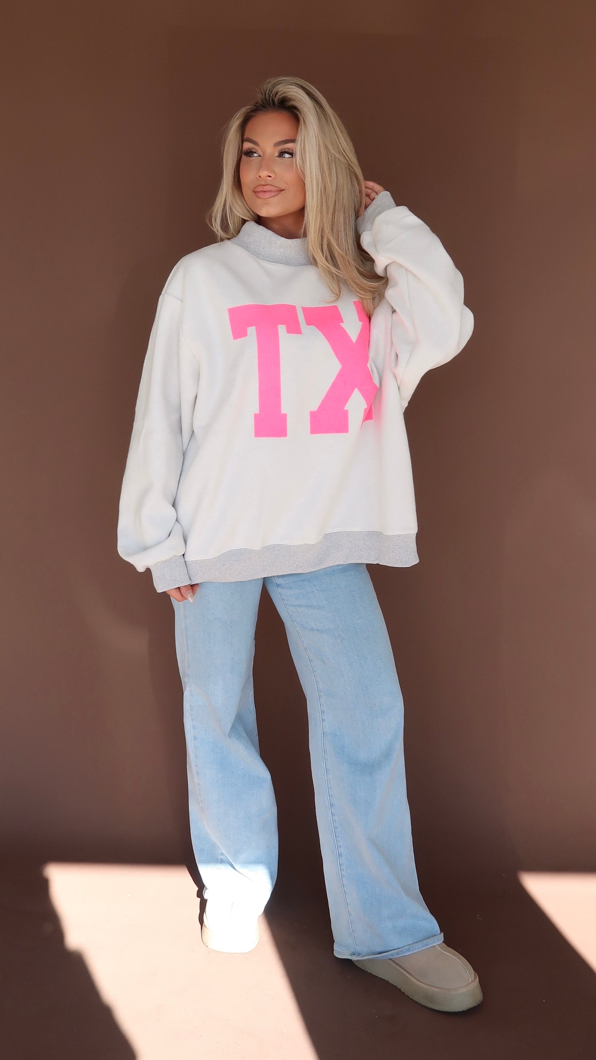 TEXAS REVERSIBLE CREWNECK