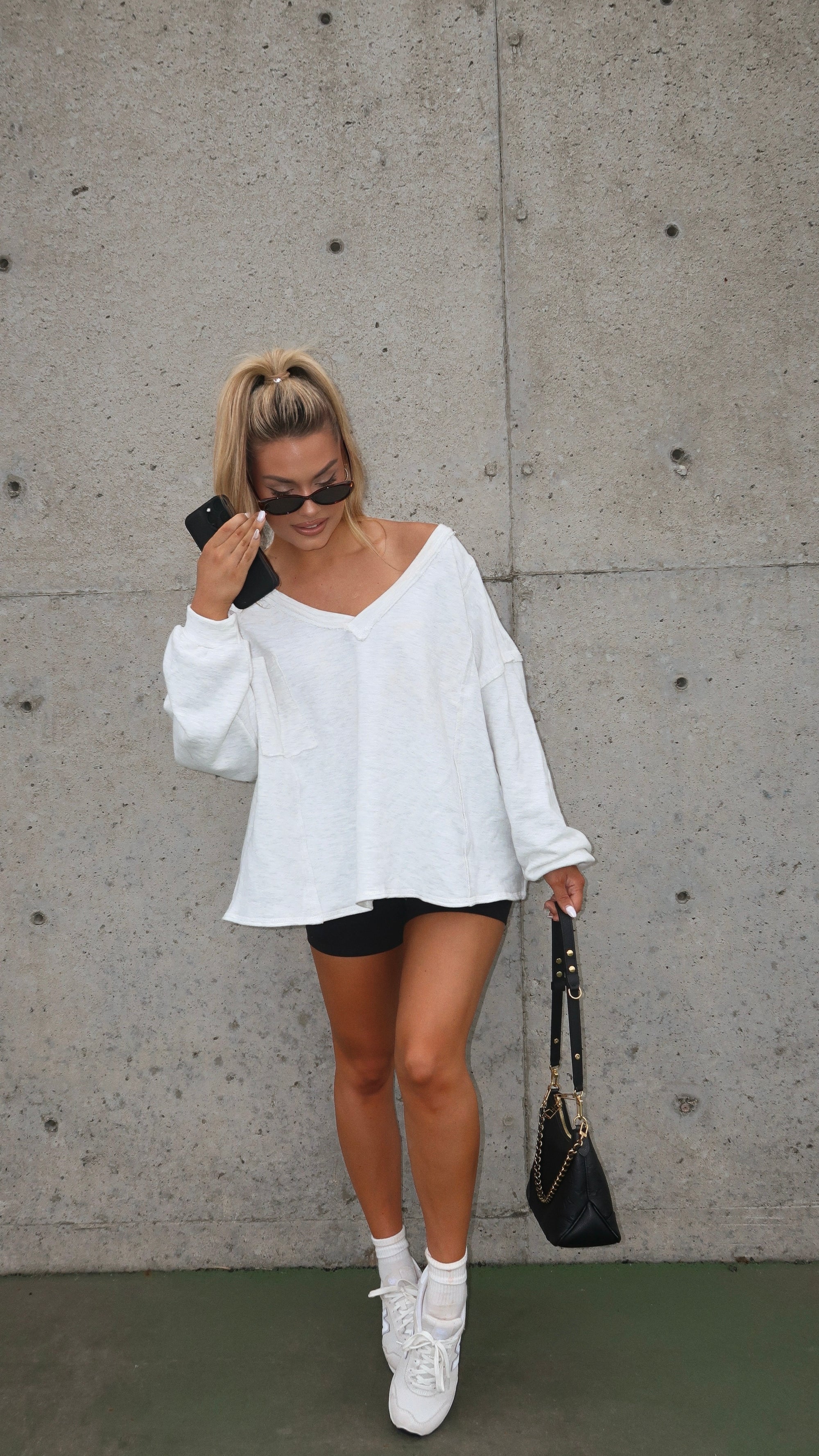 OFF-DUTY PULLOVER HEATHER GREY
