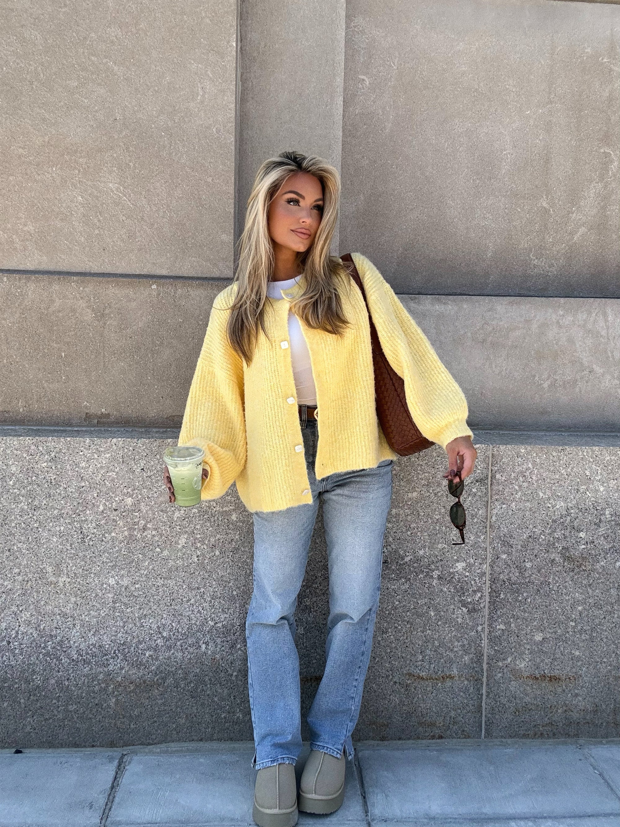 MELVILLE CARDIGAN YELLOW