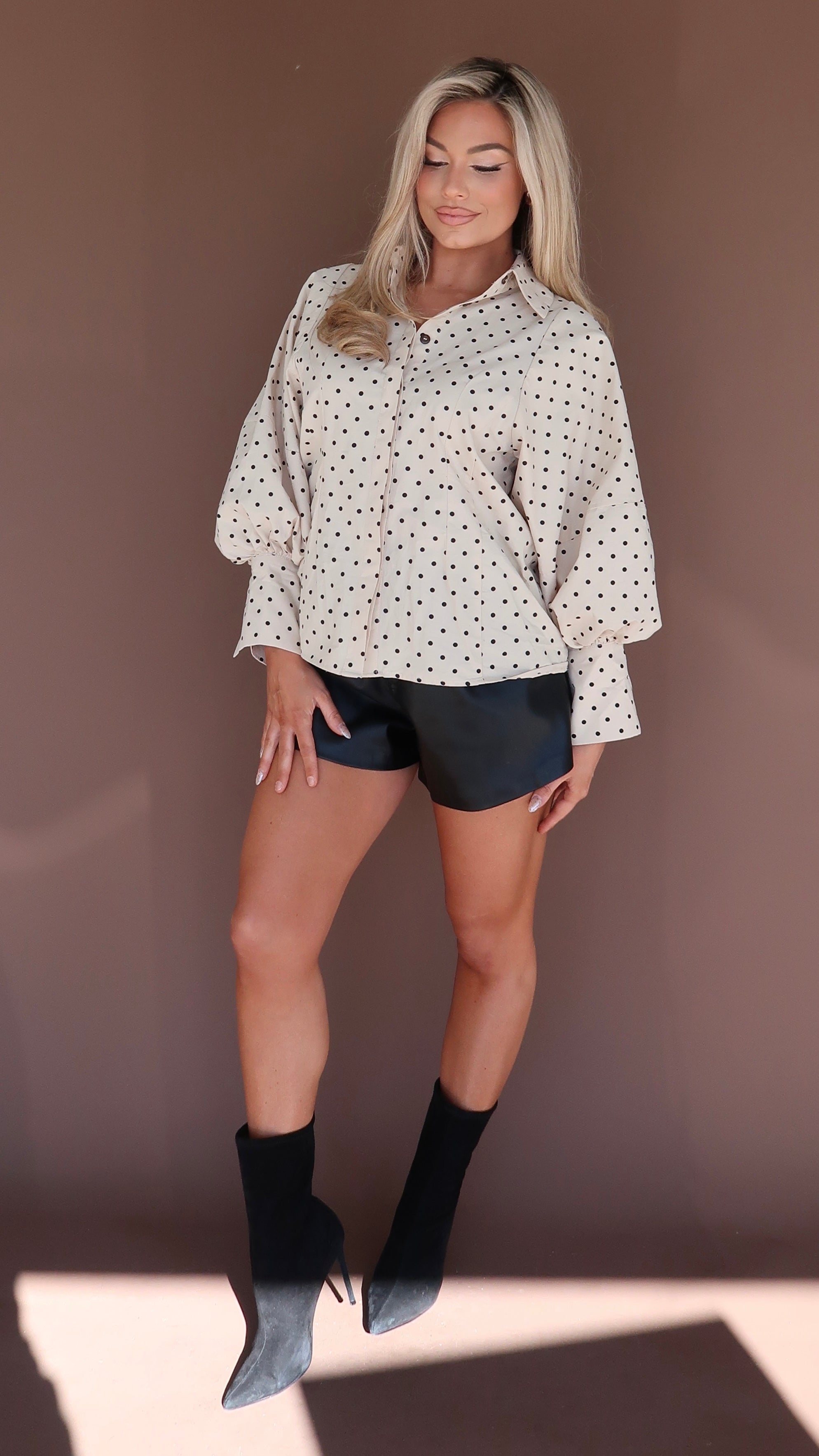 PRESLEY POLKA DOT BLOUSE