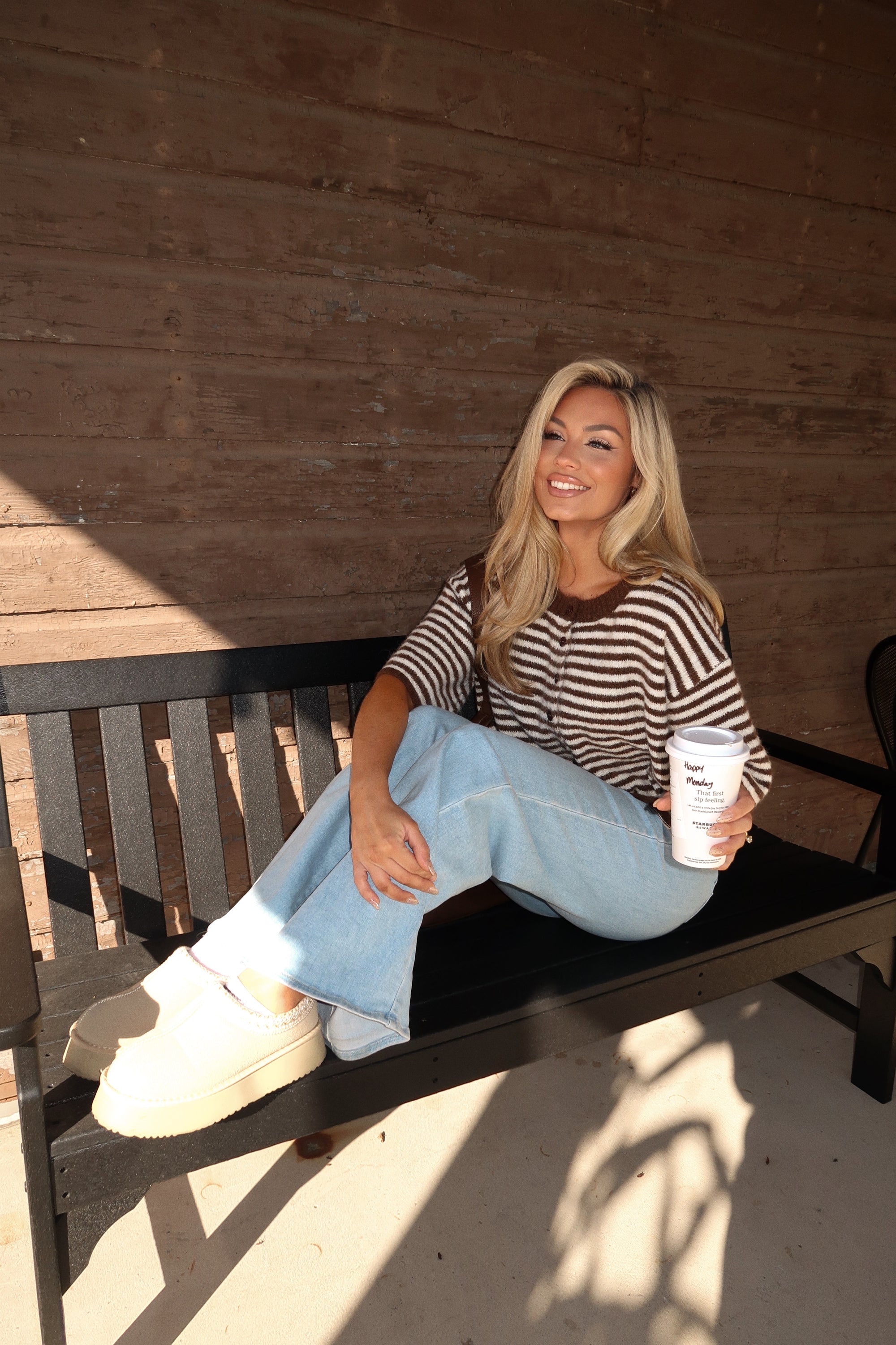 SUNDAY BEST CARDIGAN STRIPED