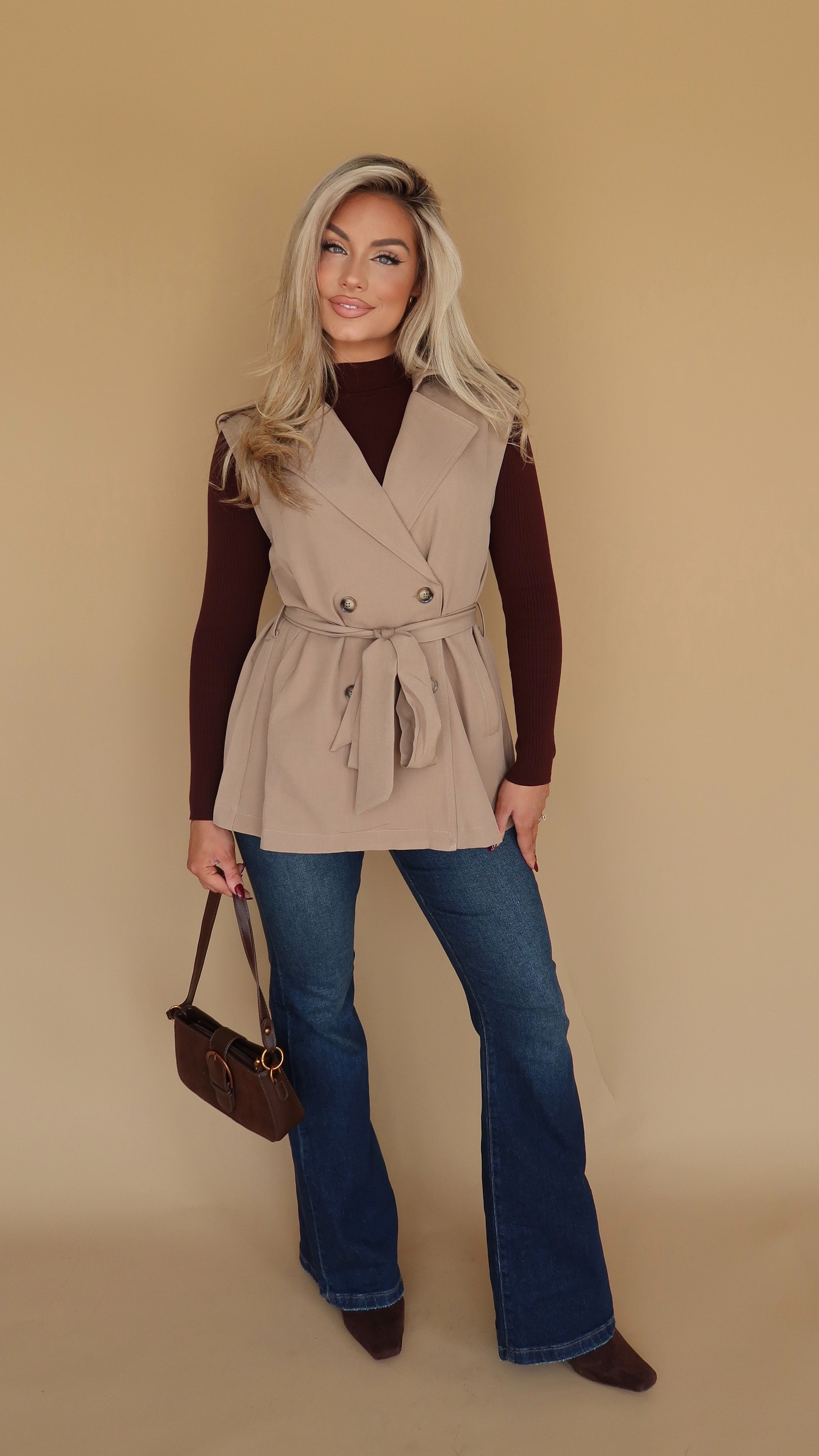 DREW TRENCH STYLE VEST