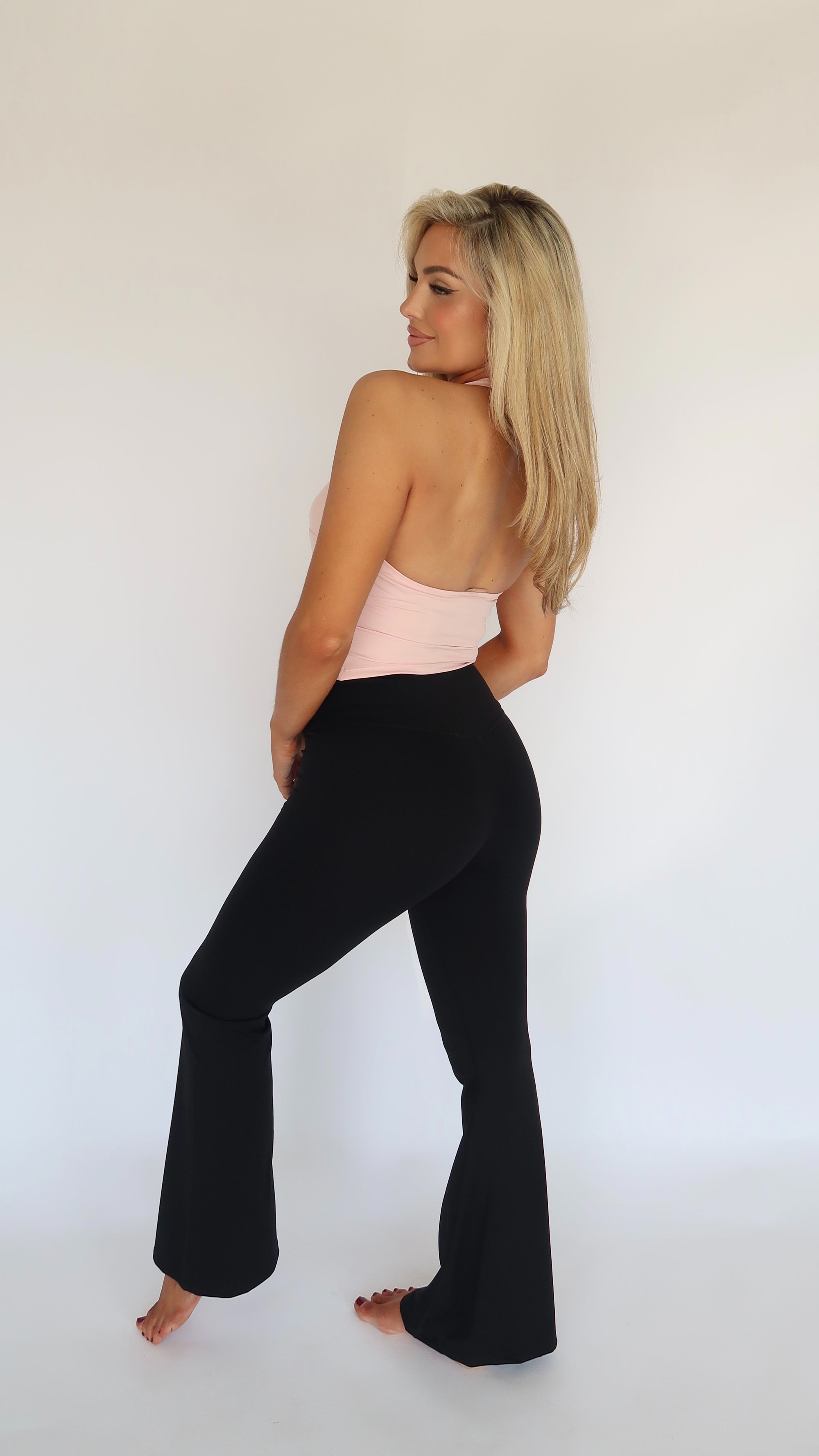 BALLET HALTER TOP PINK
