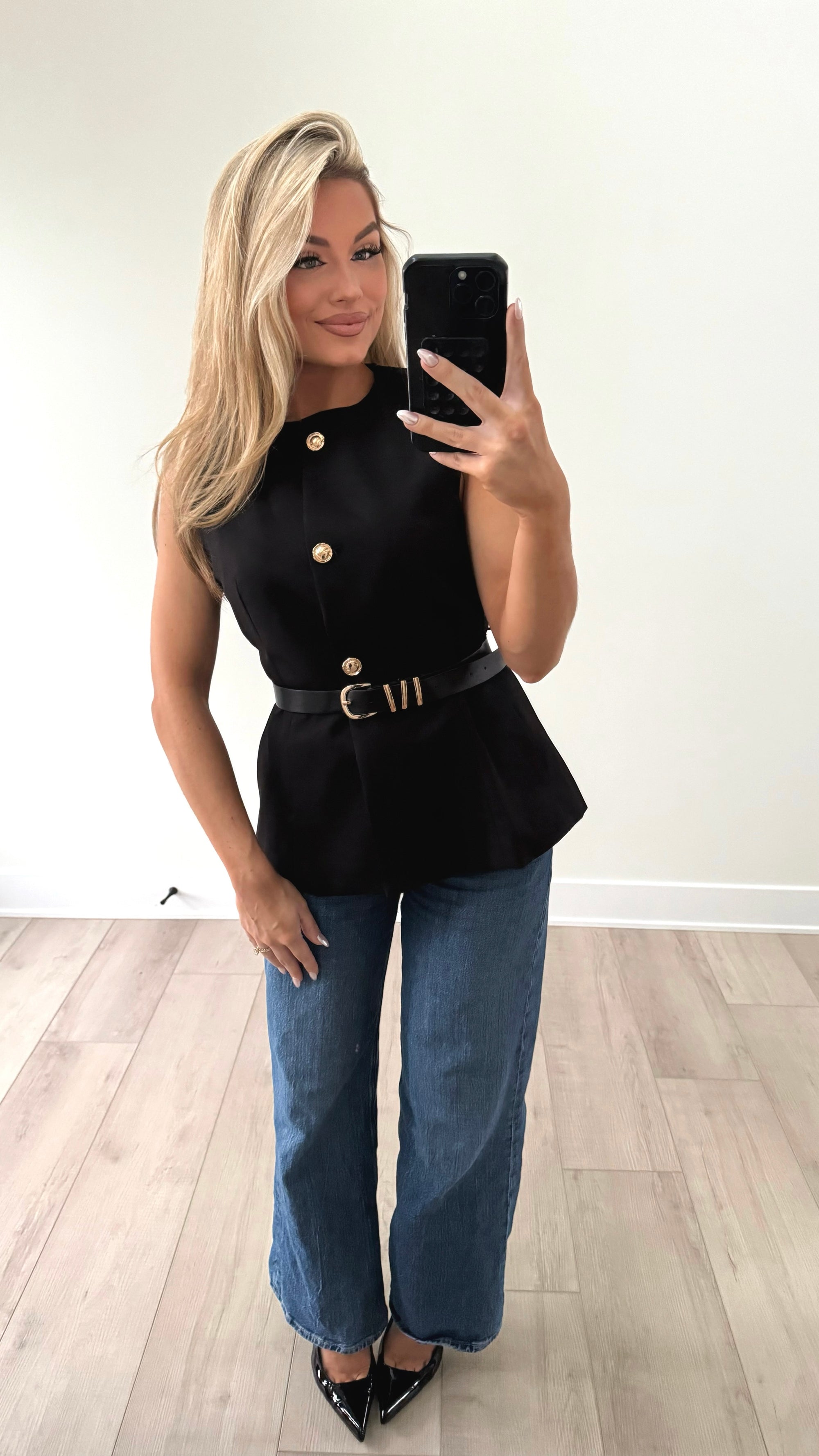 VANESSA BELTED VEST
