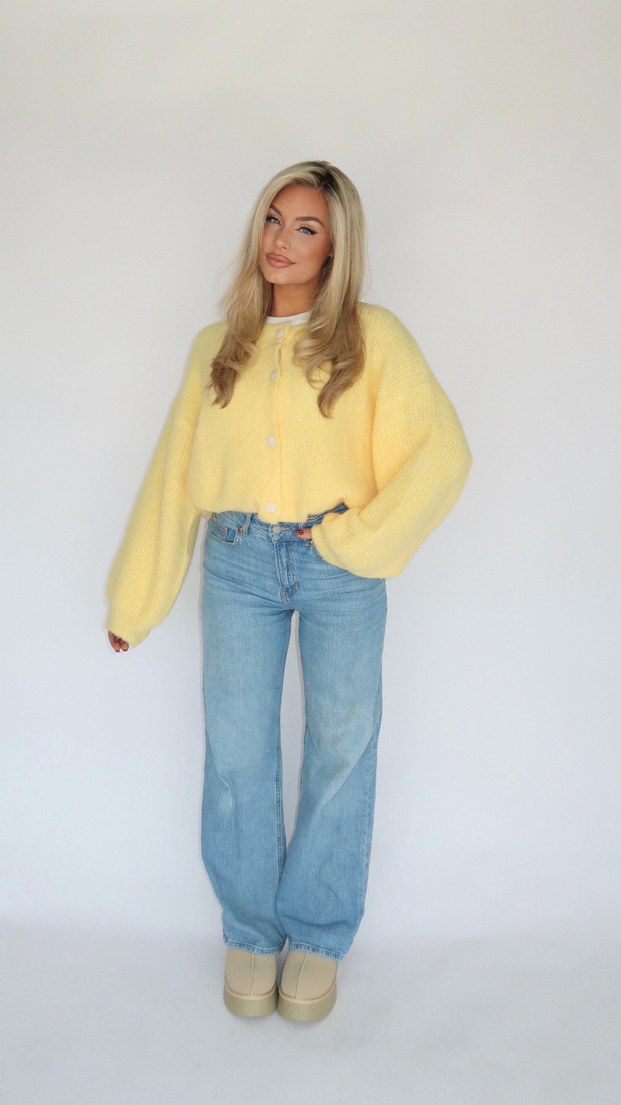 MELVILLE CARDIGAN YELLOW
