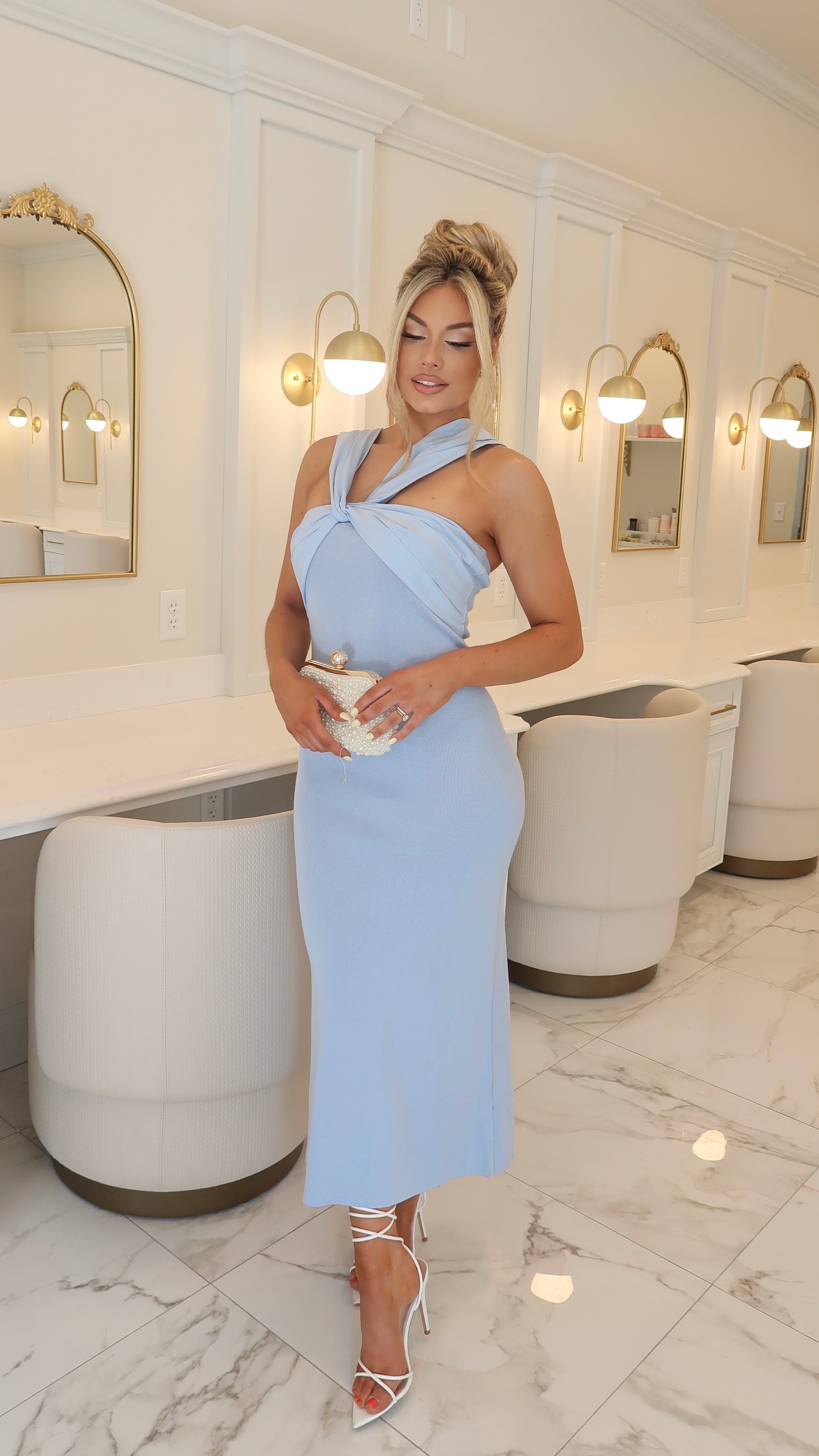 BLUE CRUSH MAXI DRESS