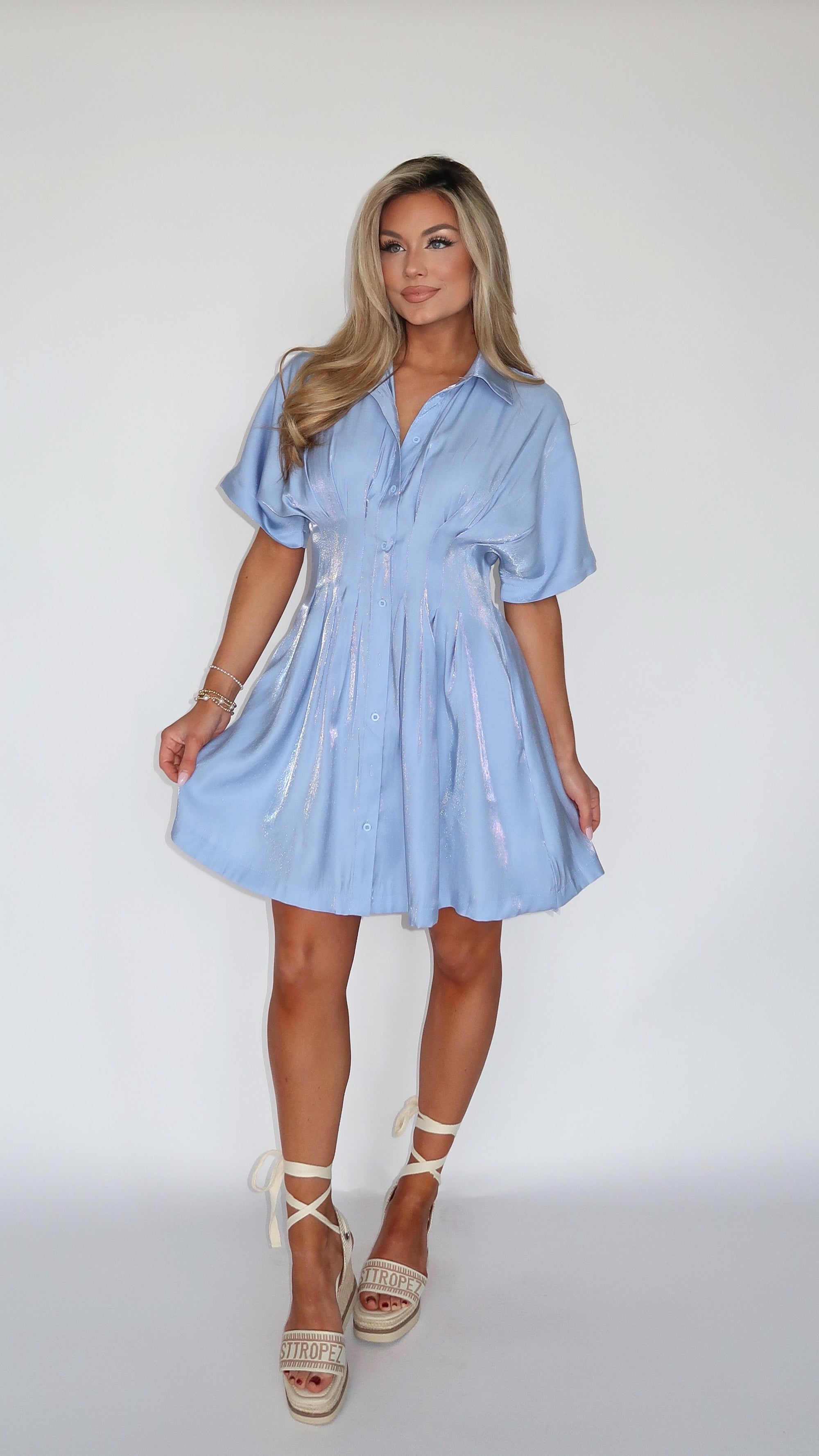 COASTAL WATERS MINI DRESS