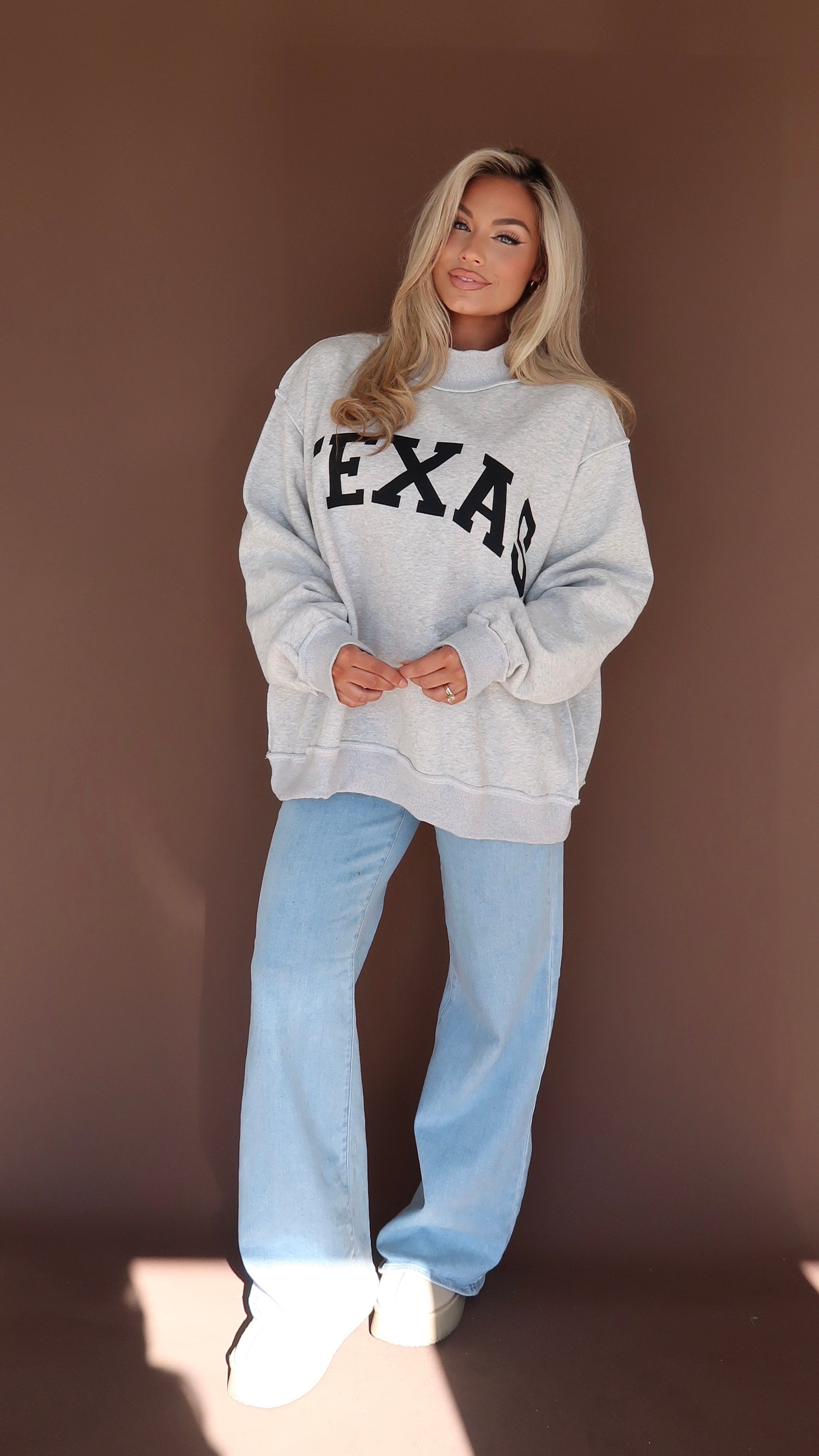 TEXAS REVERSIBLE CREWNECK