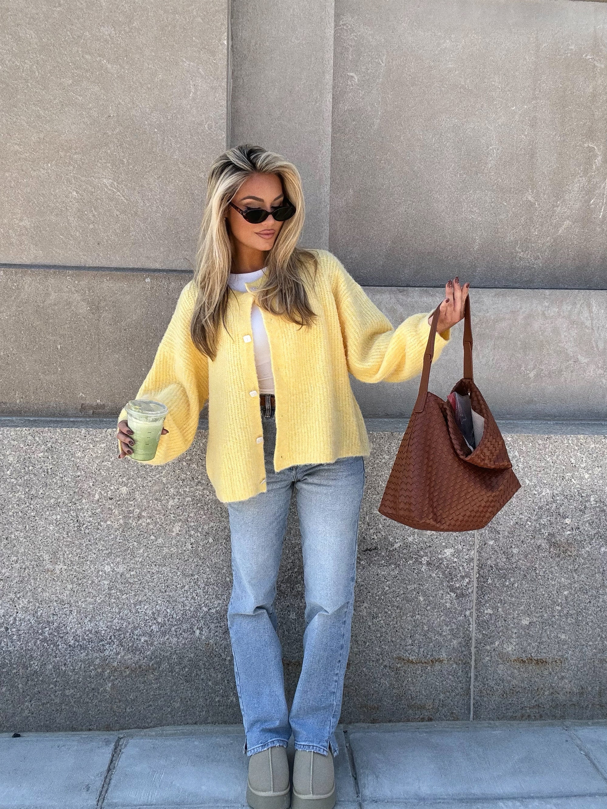 MELVILLE CARDIGAN YELLOW