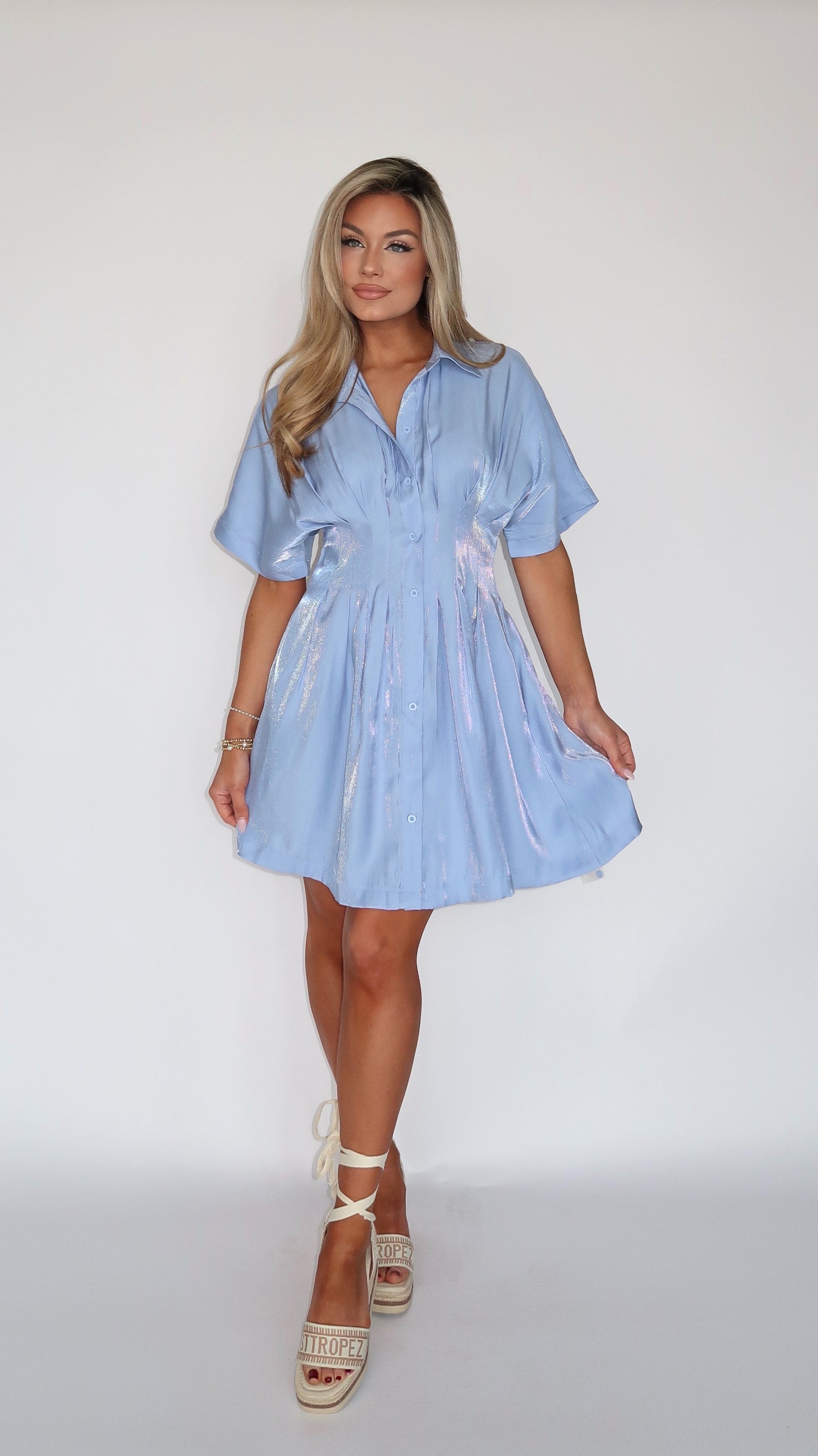 COASTAL WATERS MINI DRESS