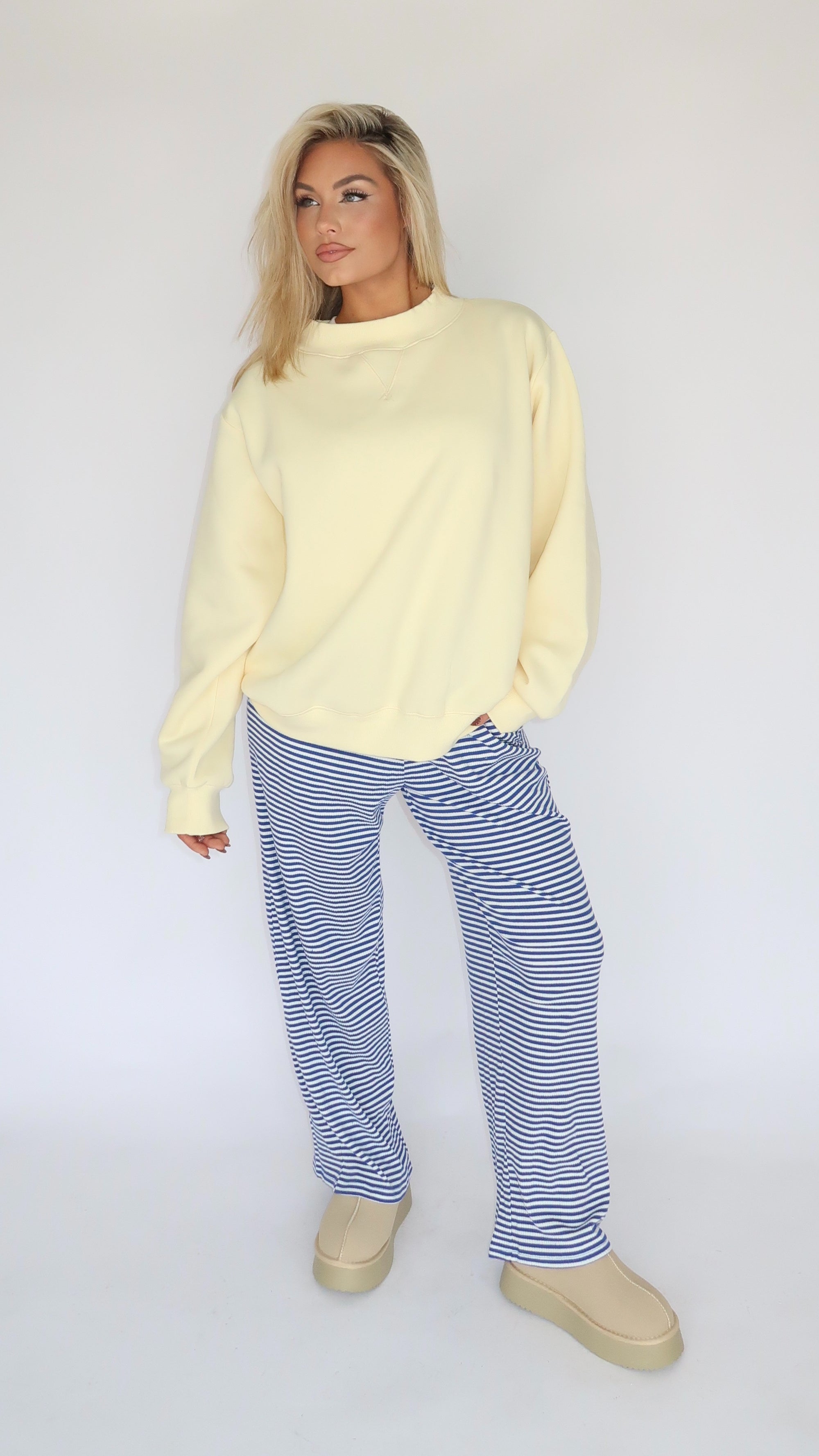 PARKER BANANA YELLOW CREWNECK