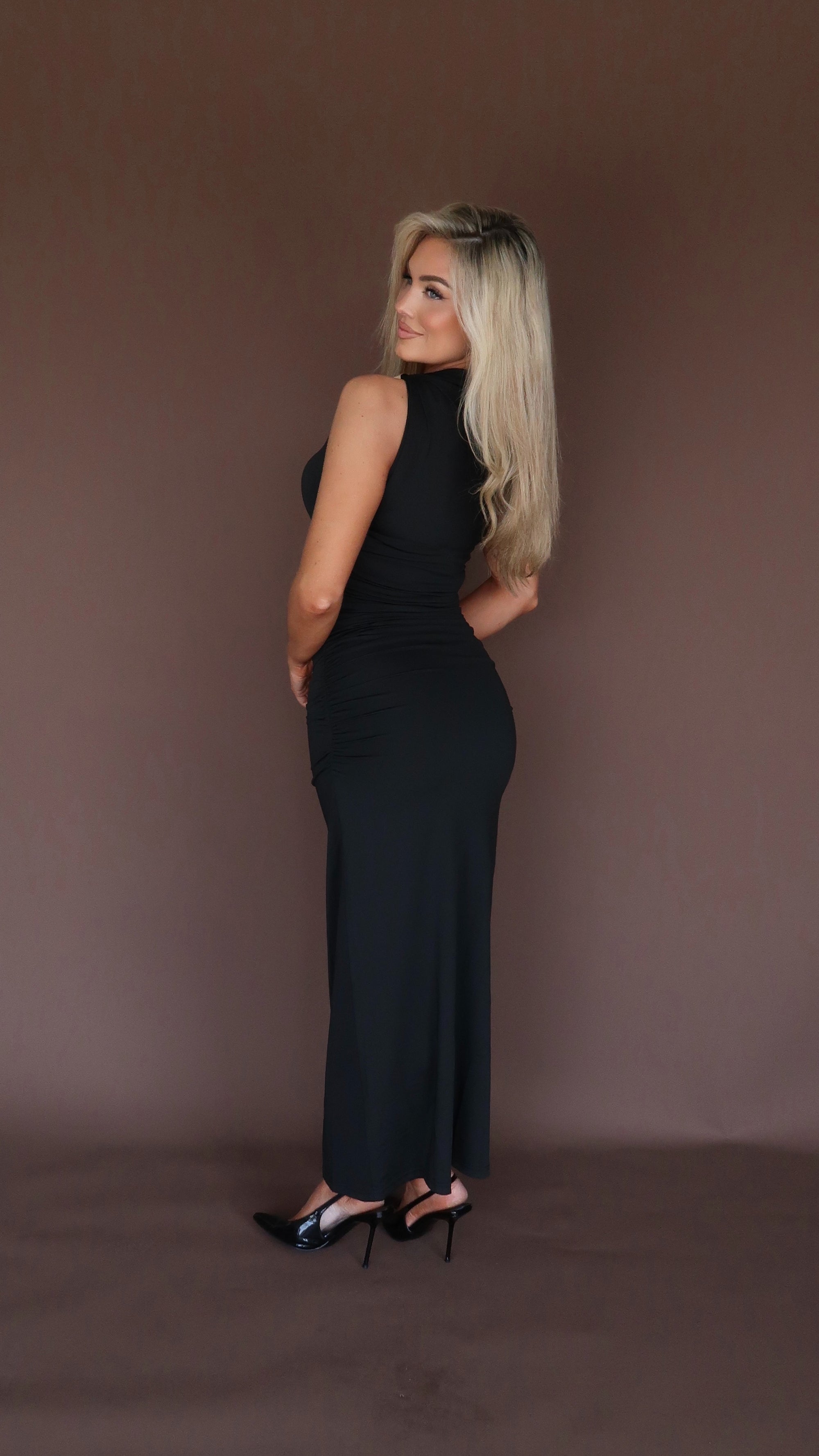 FIONA MAXI DRESS BLACK