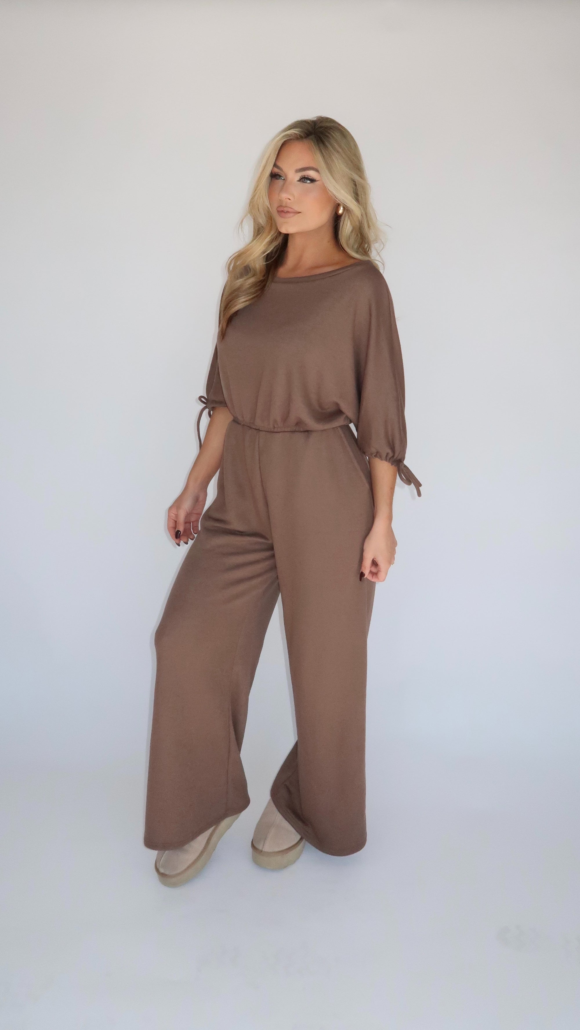 SKY MOCHA JUMPSUIT