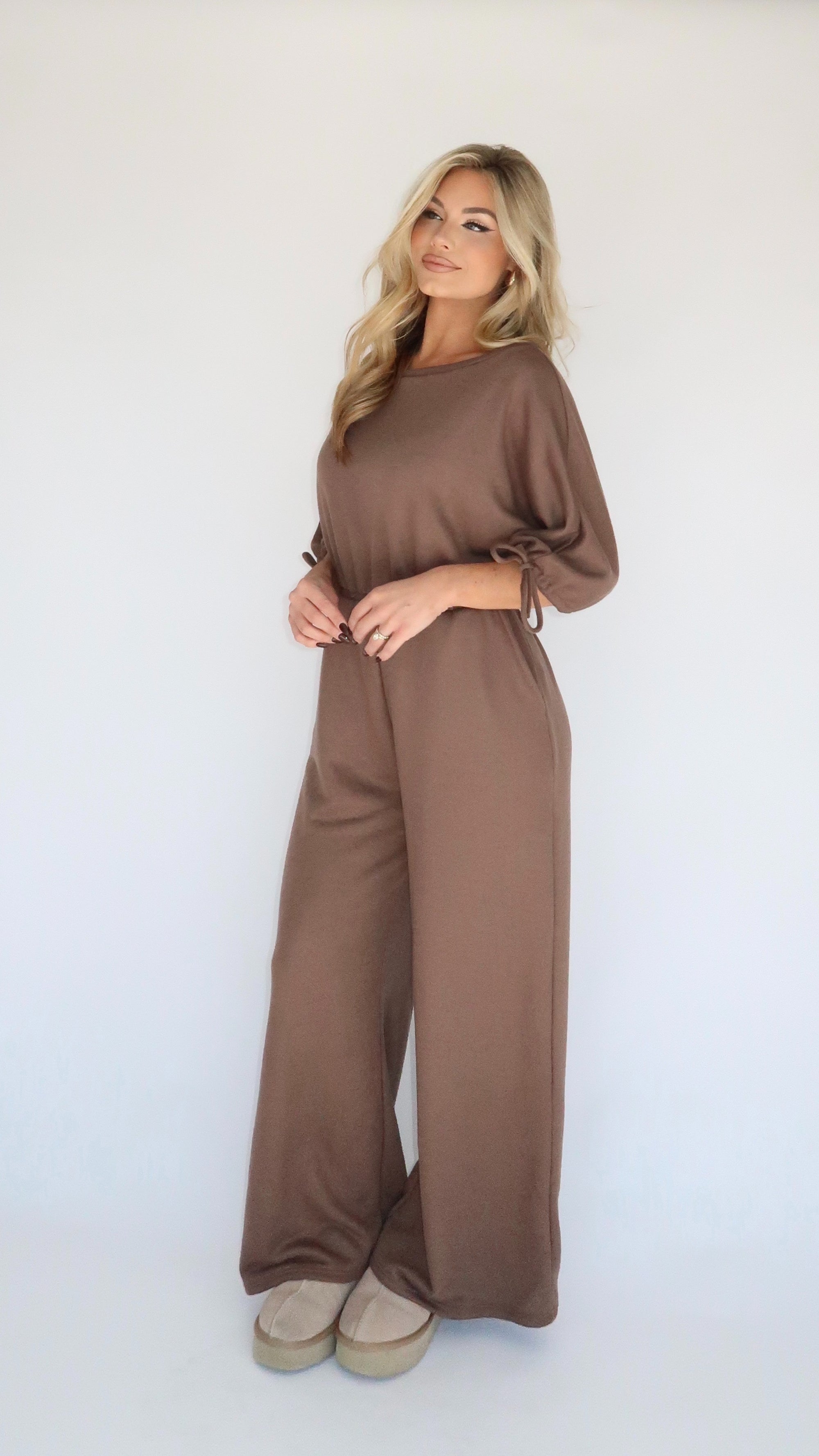 SKY MOCHA JUMPSUIT
