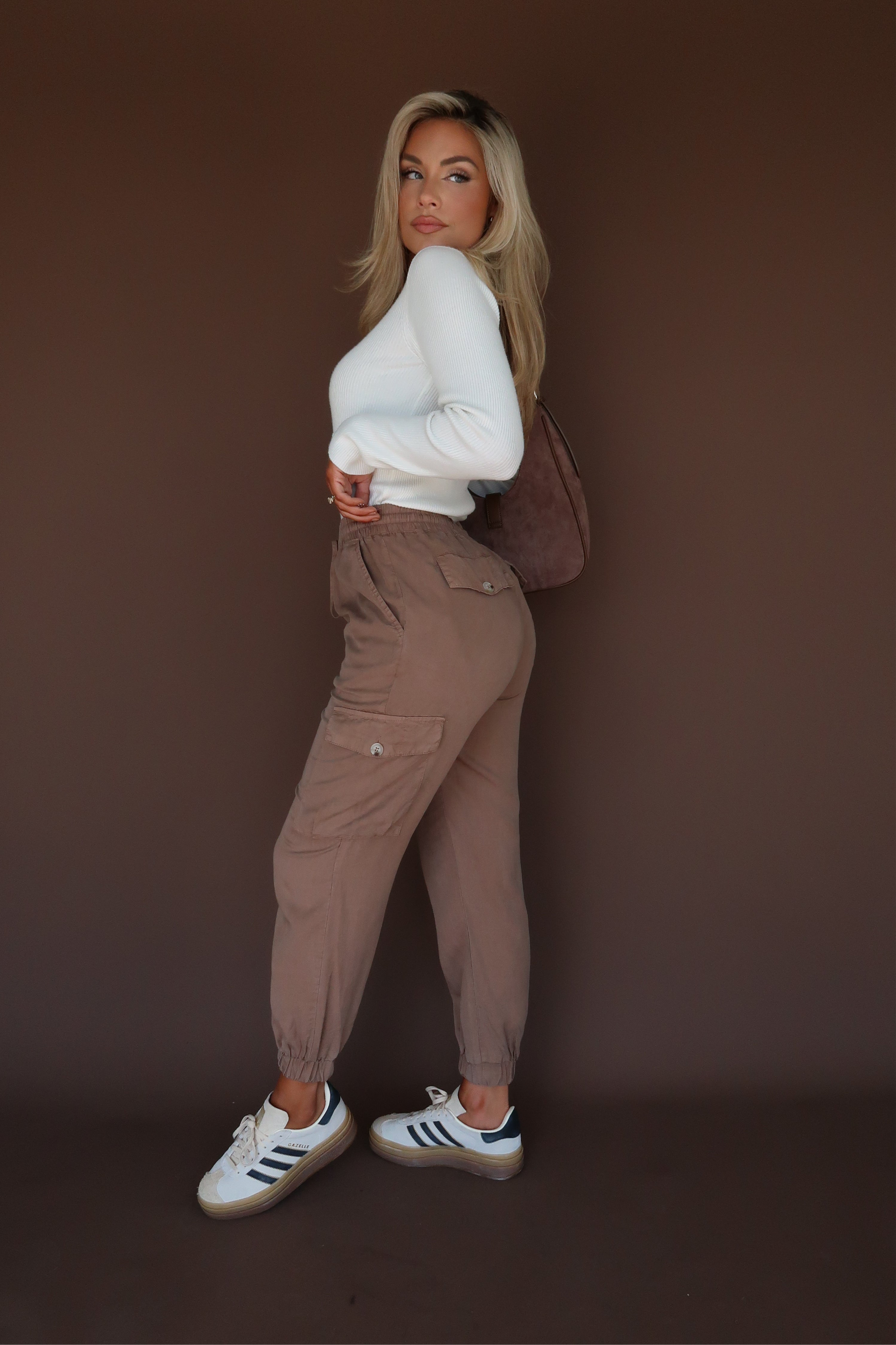 JENNA HIGH WAISTED CARGO JOGGER