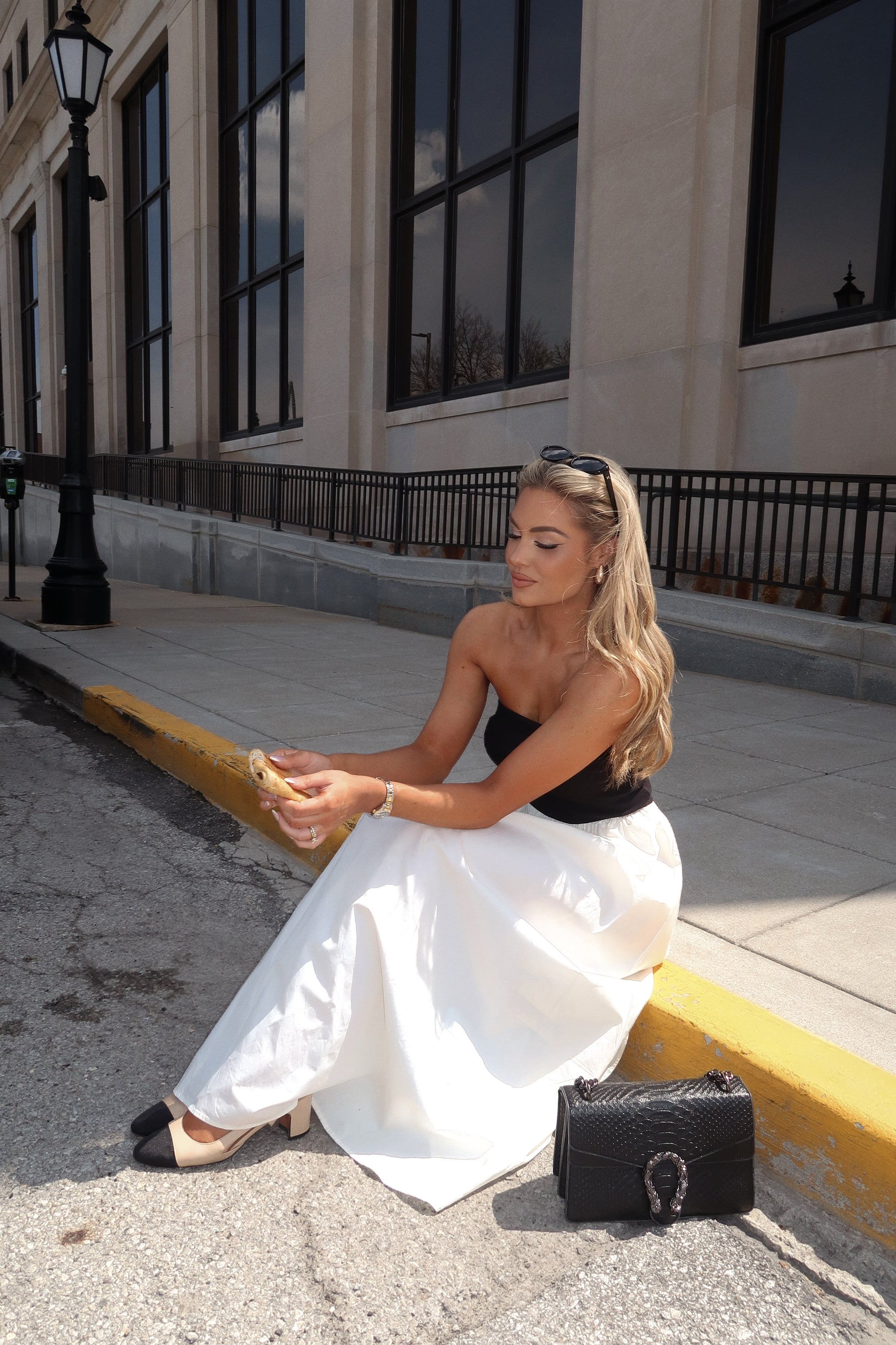 MIYRA CONTRAST MAXI DRESS