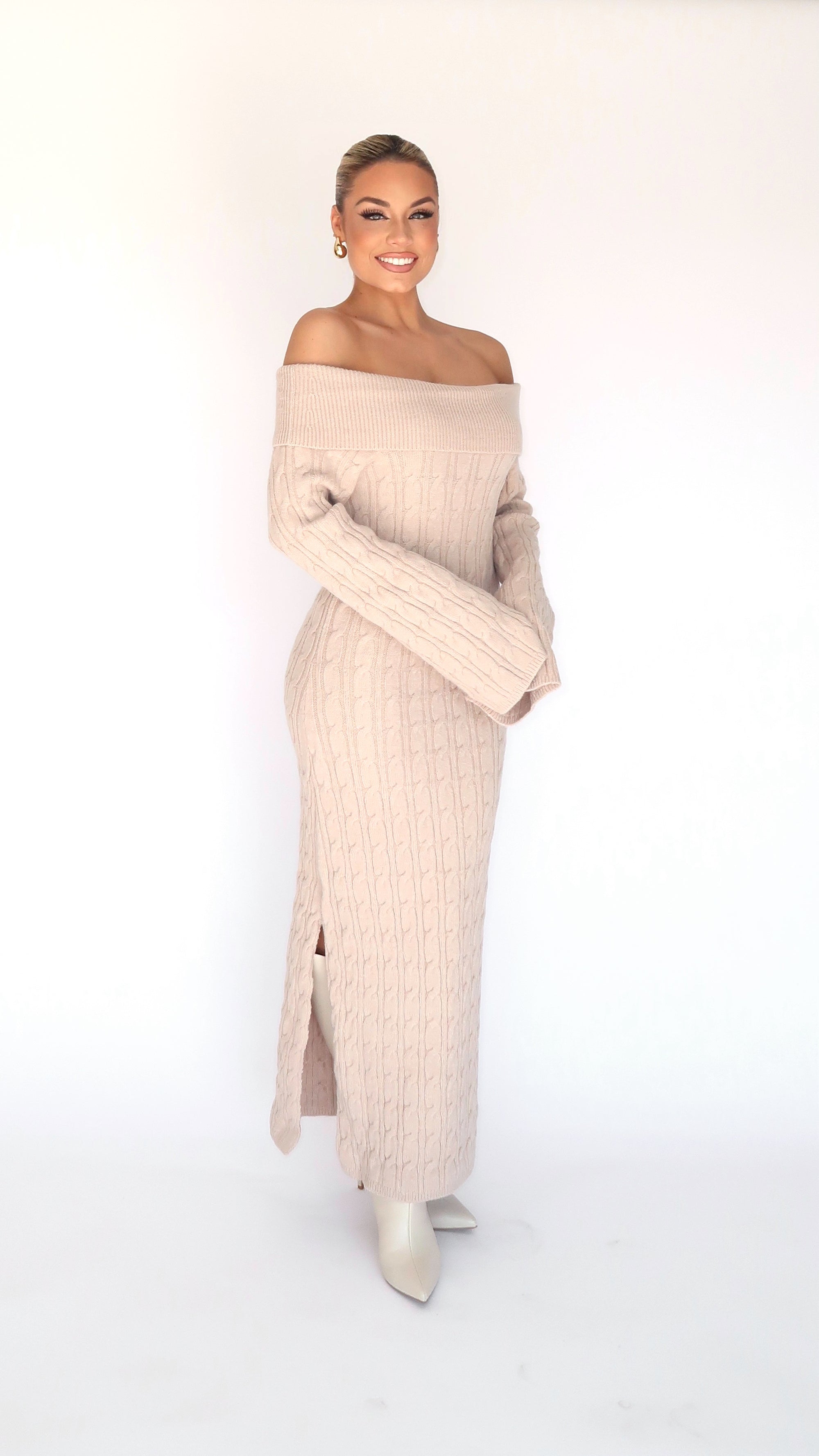 GISELLE MAXI SWEATER DRESS