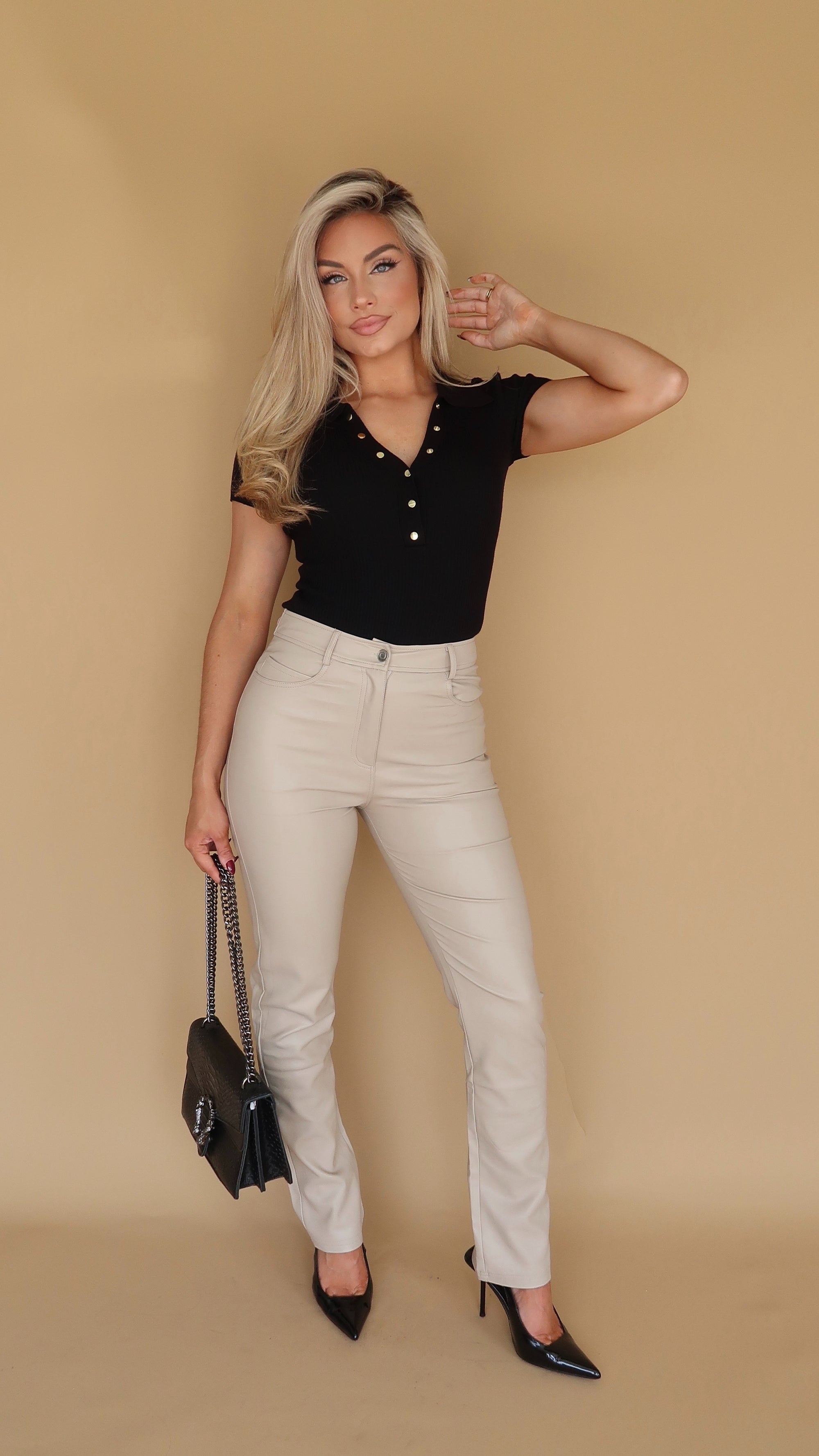SUTTON TOP BLACK