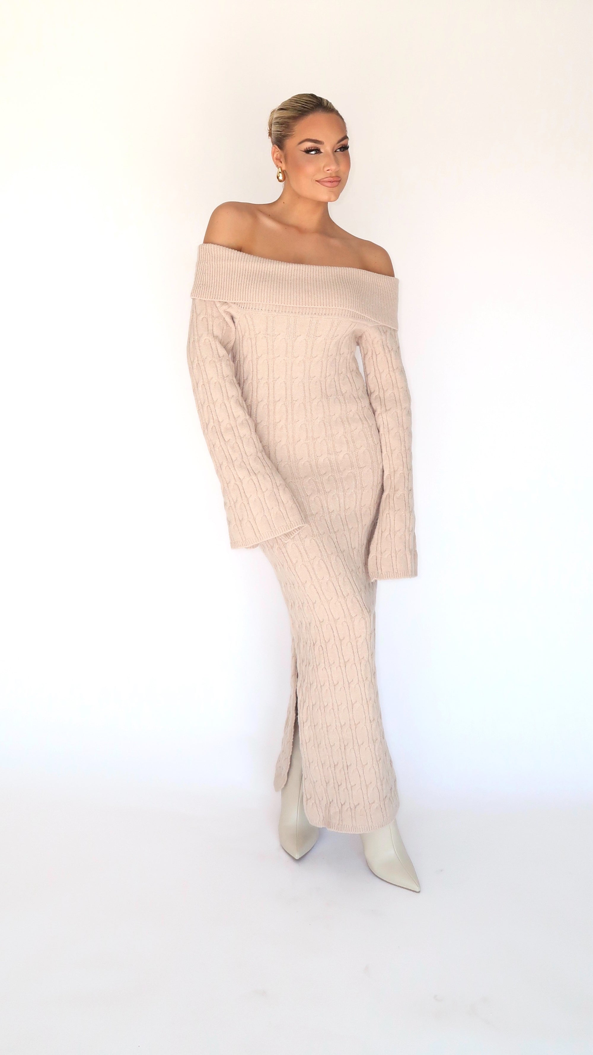 GISELLE MAXI SWEATER DRESS