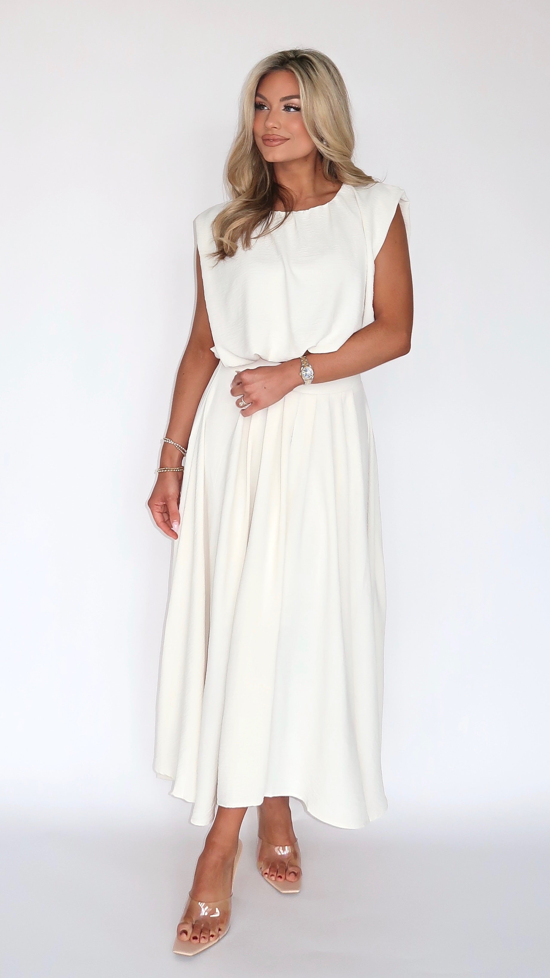 SANDIE CREAM TOP