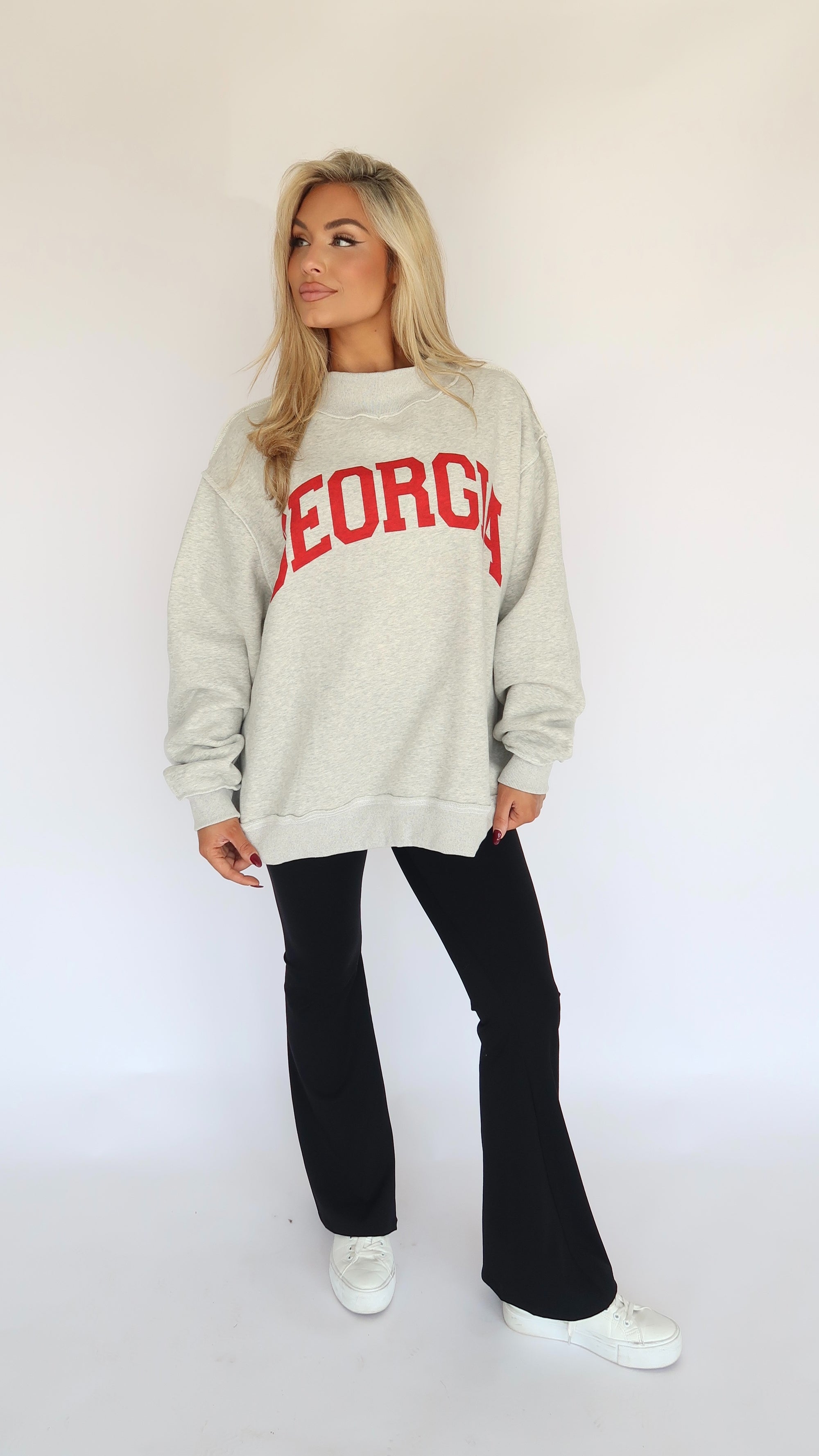 GEORGIA REVERSIBLE CREWNECK