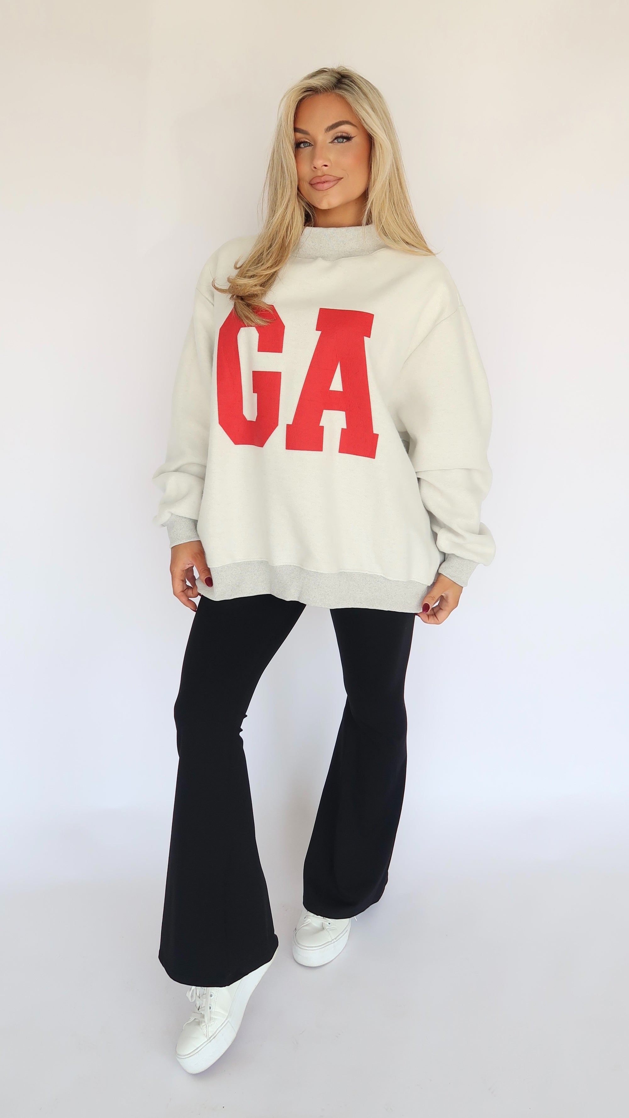 GEORGIA REVERSIBLE CREWNECK