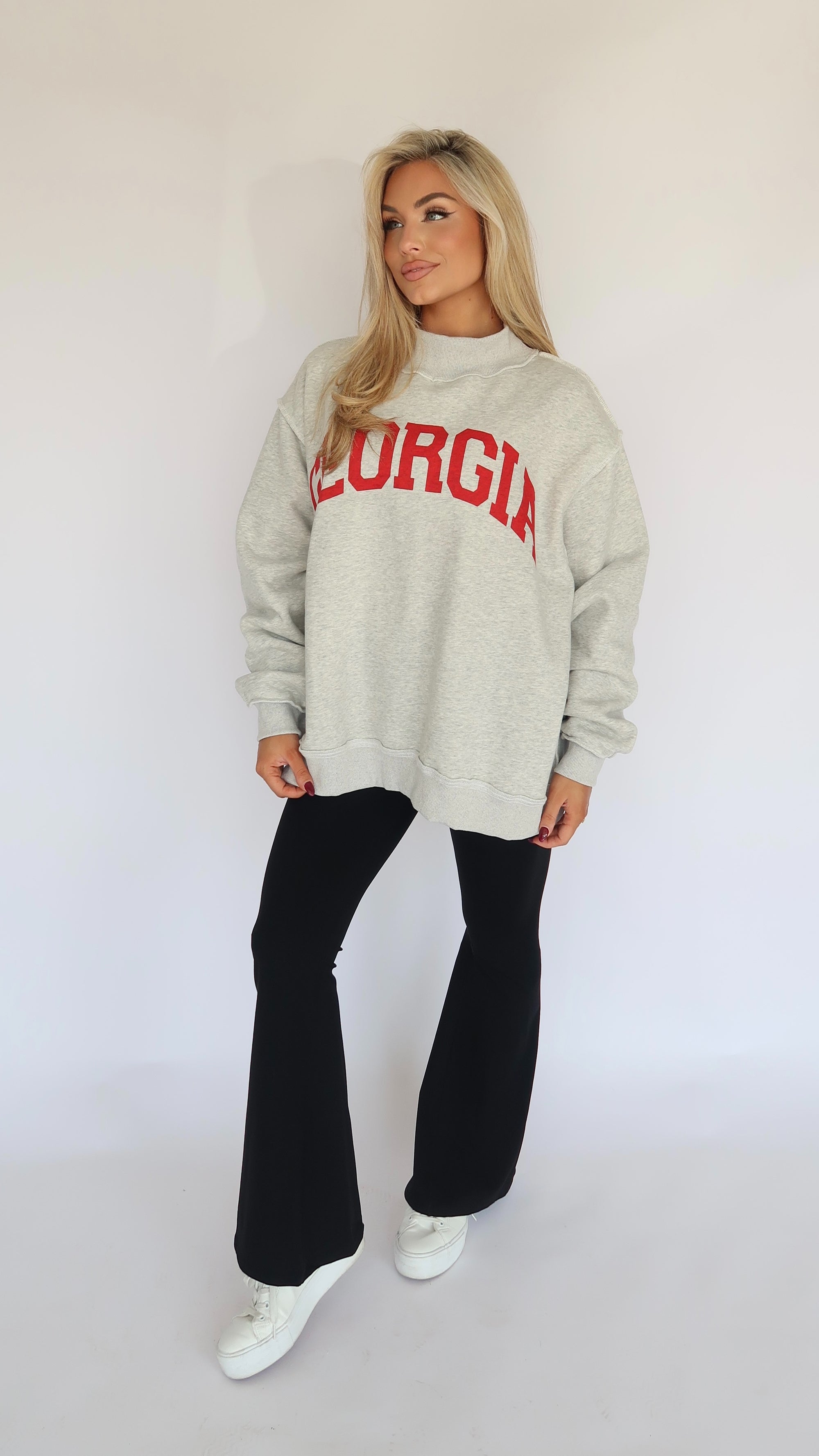 GEORGIA REVERSIBLE CREWNECK