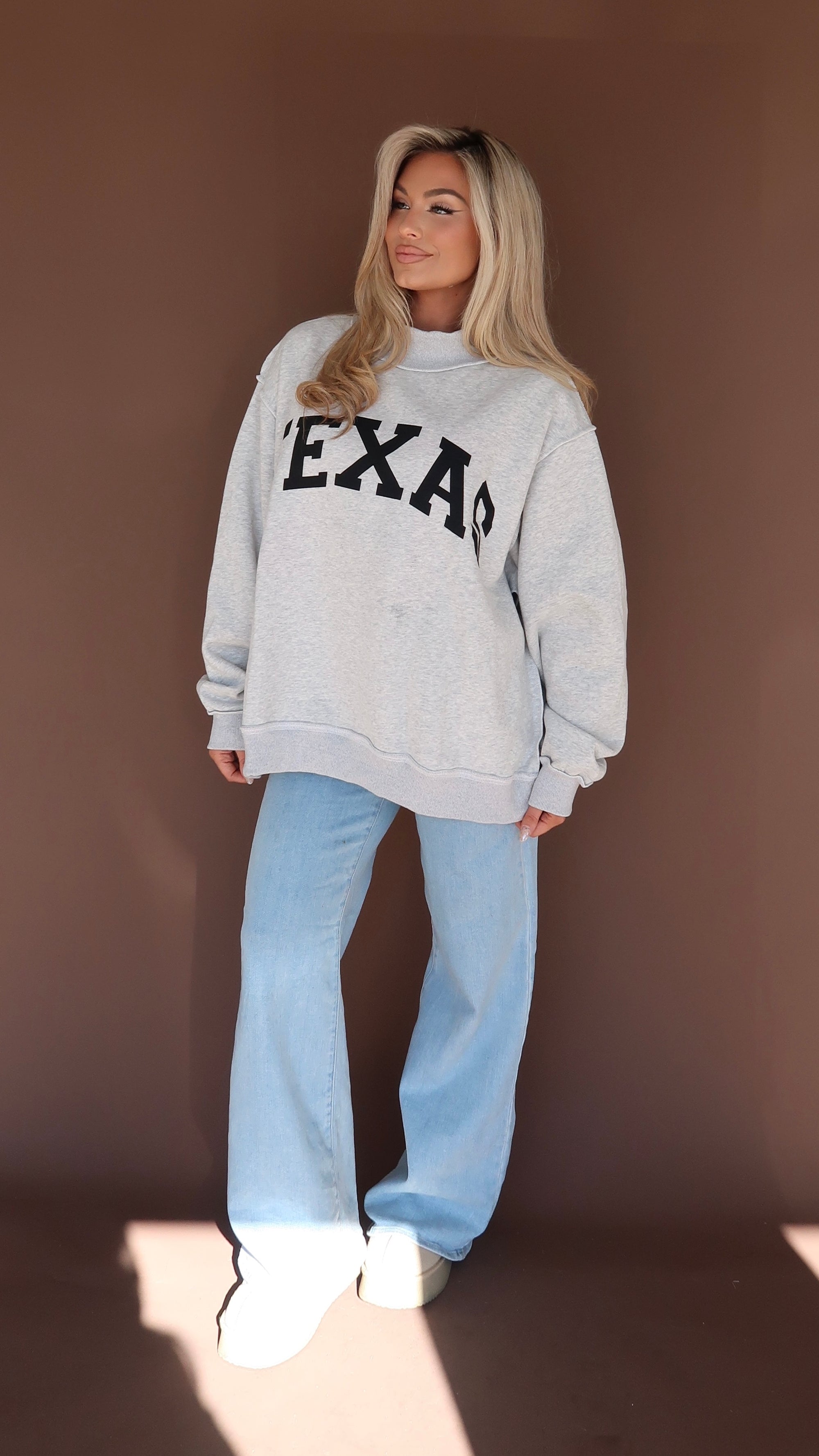 TEXAS REVERSIBLE CREWNECK