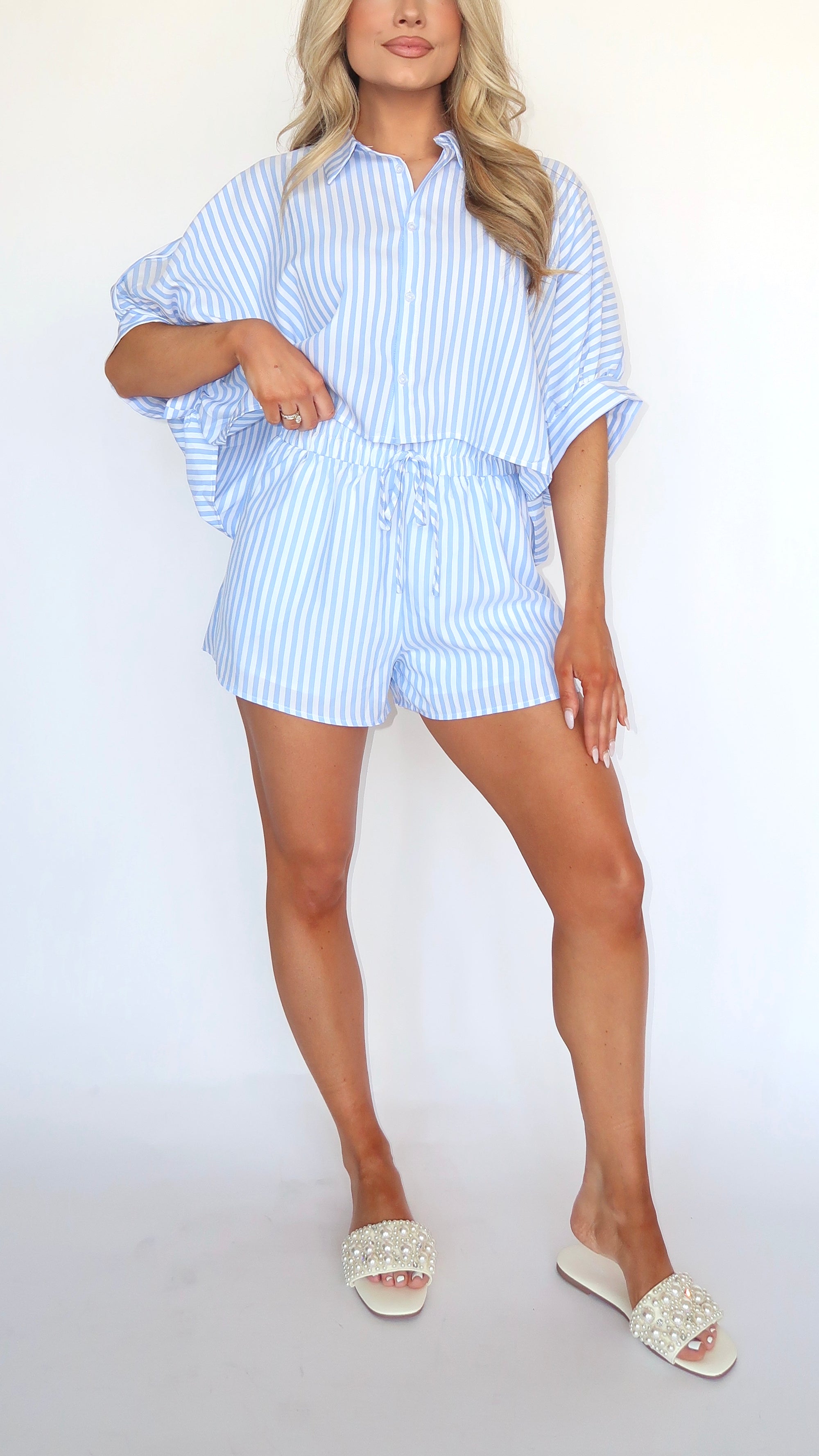 SANTA ROSA STRIPED SHORTS