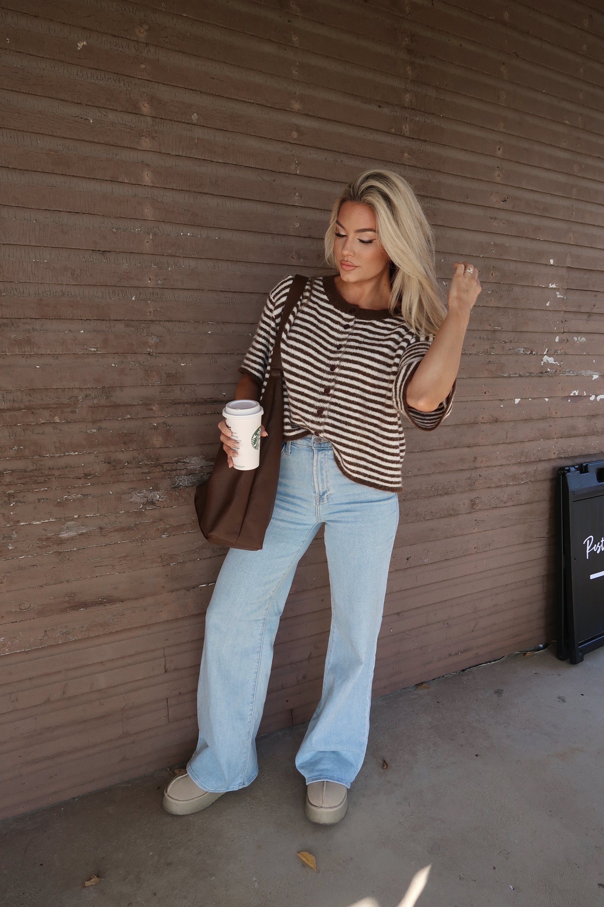 SUNDAY BEST CARDIGAN STRIPED