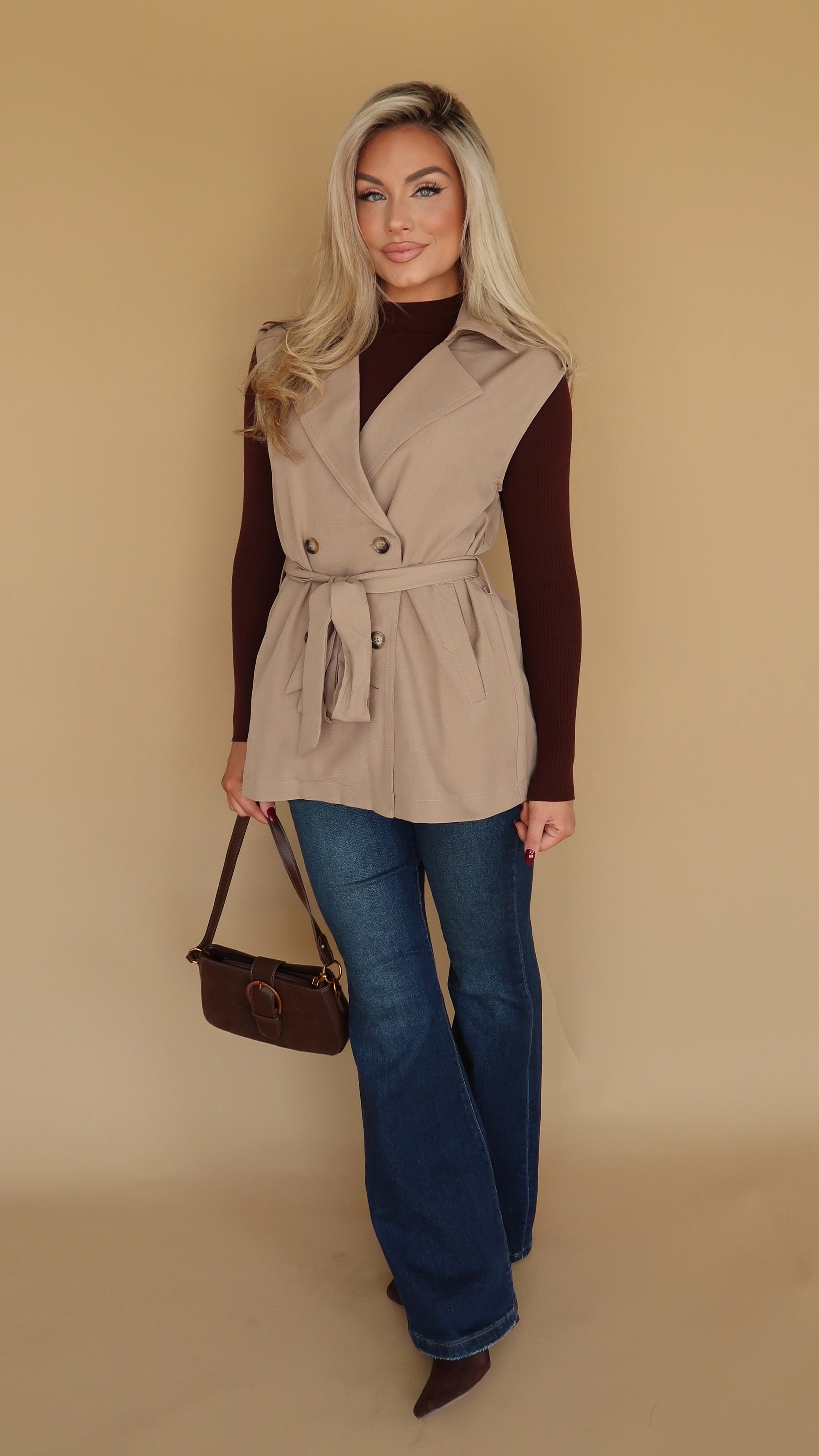 DREW TRENCH STYLE VEST