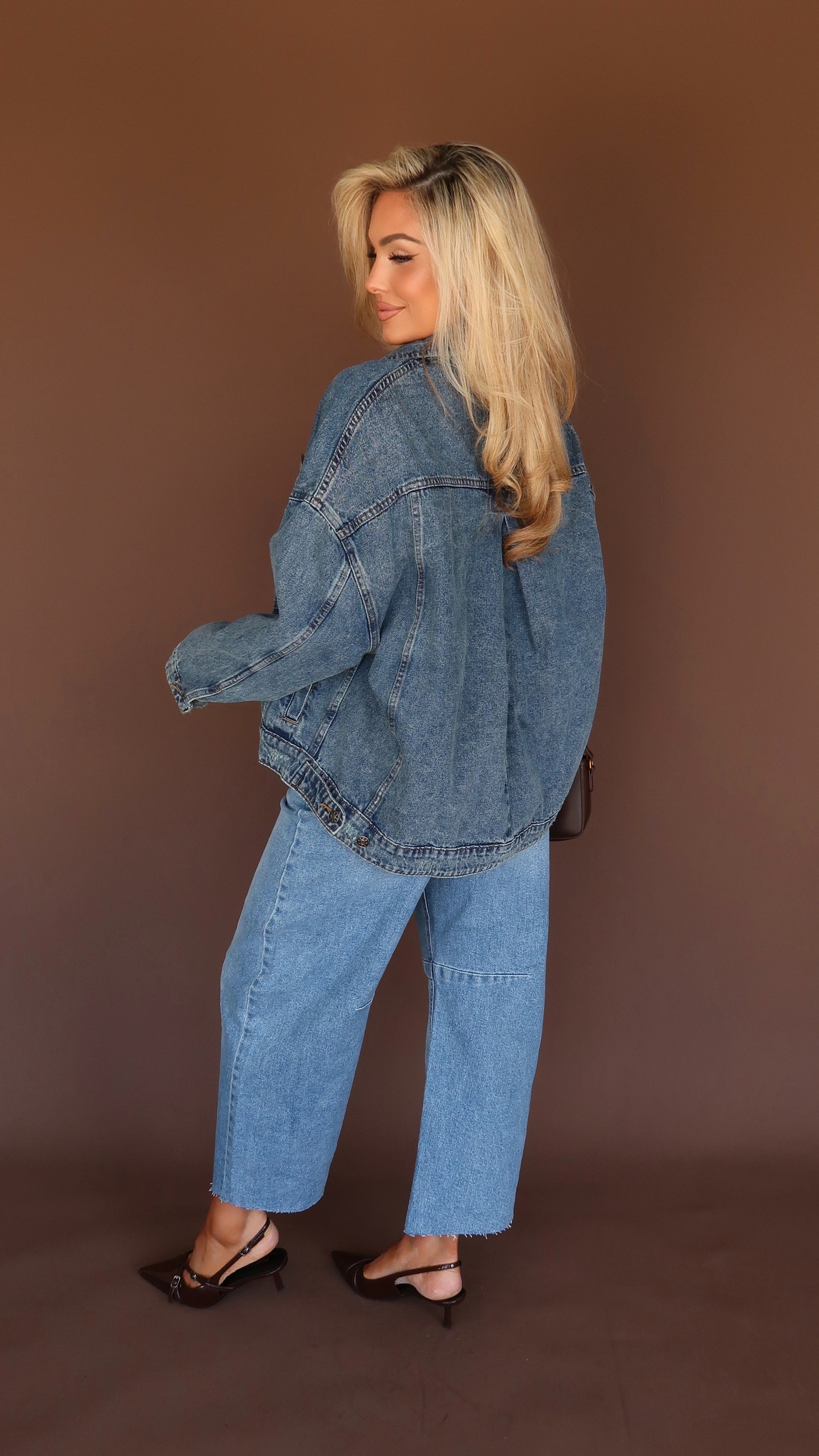 STAPLE OVERSIZED DENIM JACKET