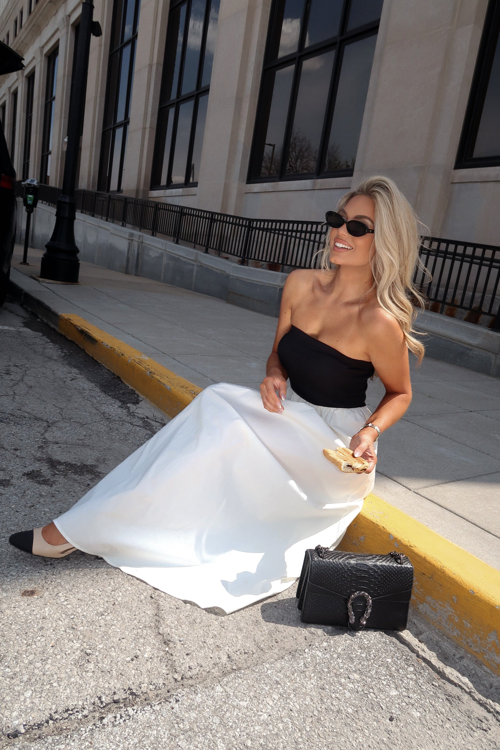 MIYRA CONTRAST MAXI DRESS