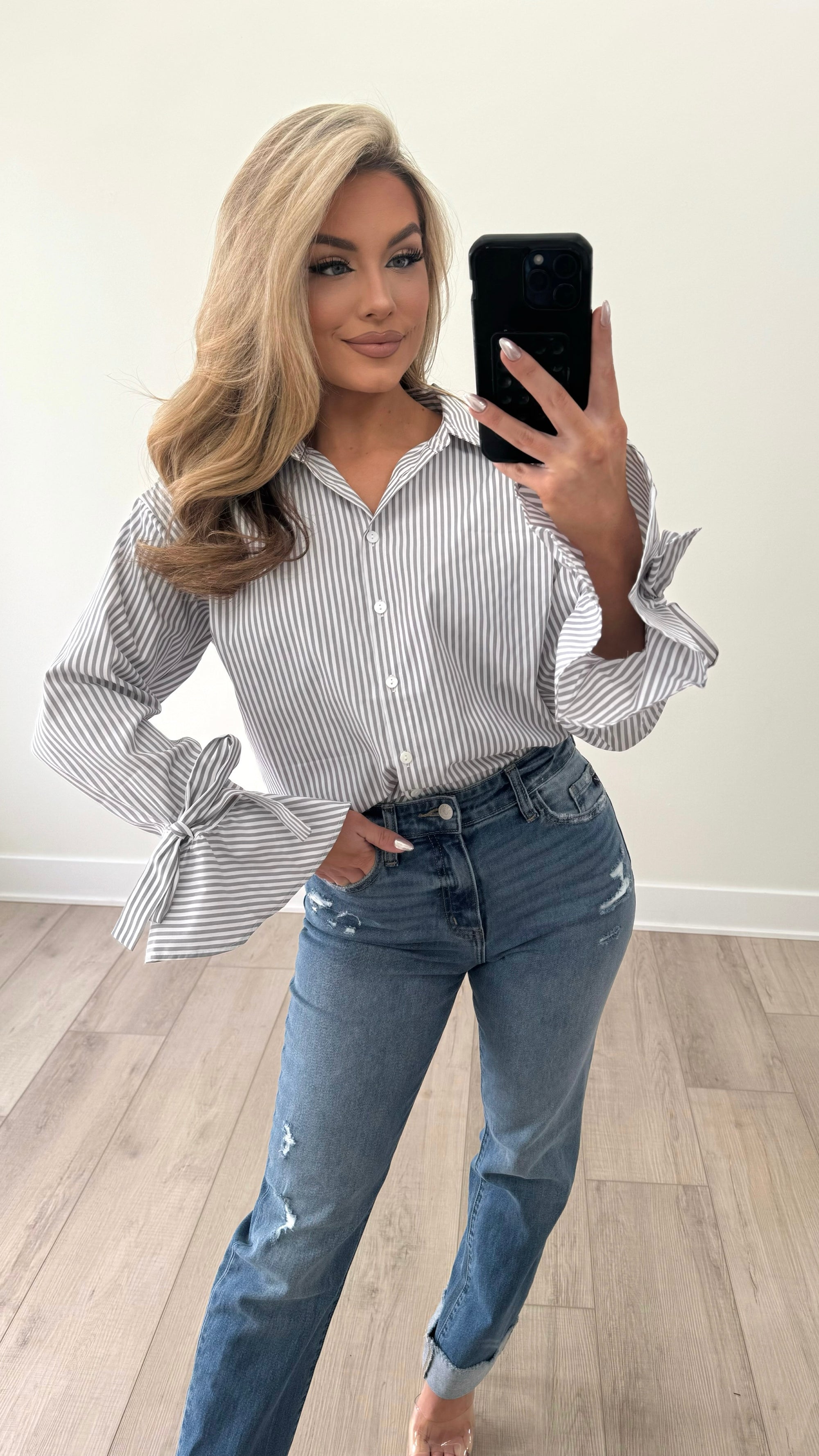 MARYAM BUTTON DOWN TOP